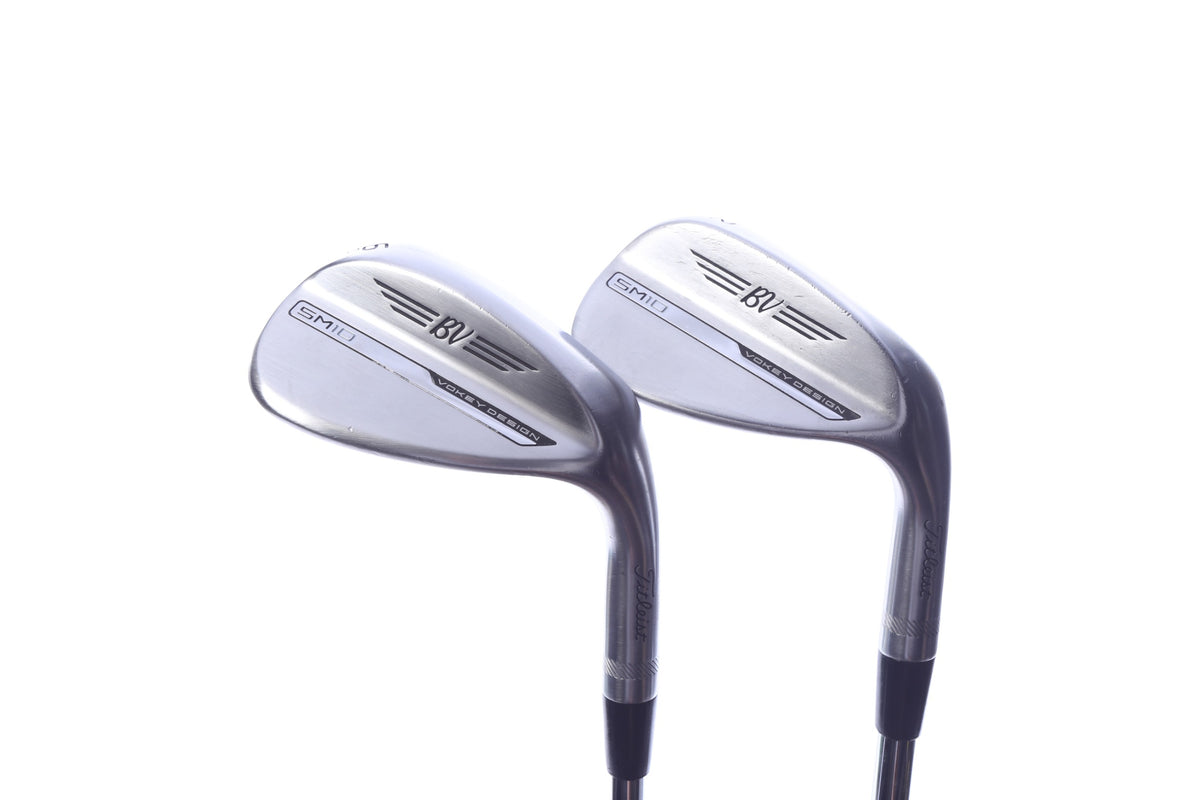 Used Titleist Vokey SM10 Tour Chrome Wedge Set - Right-Handed - 52*, 56* - Wedge Flex