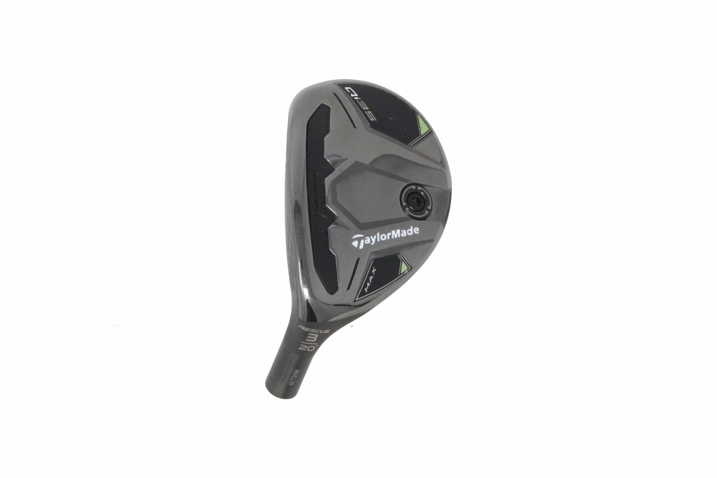 Used TaylorMade Qi35 MAX Rescue 3H - HEAD ONLY - Left-Handed - 20 Degrees