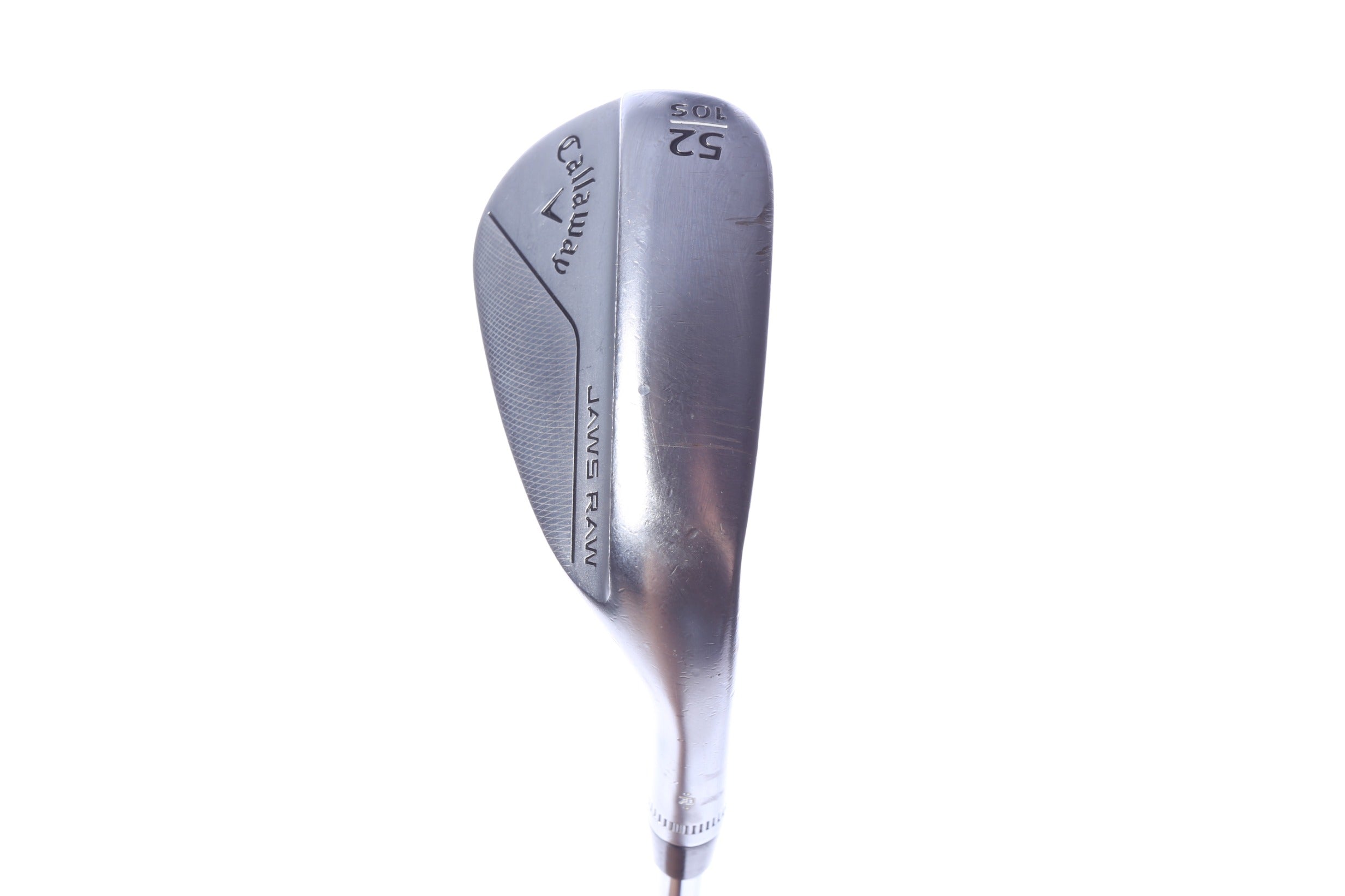 Used Callaway JAWS Raw Chrome Gap Wedge - Right-Handed - 52 Degrees - Wedge Flex