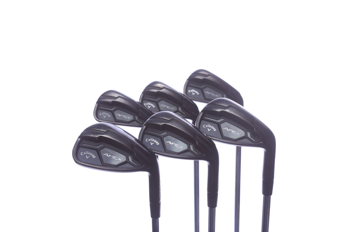 Used Callaway Apex CF16 Black Iron Set - Right-Handed - 5-PW - Regular Plus Flex