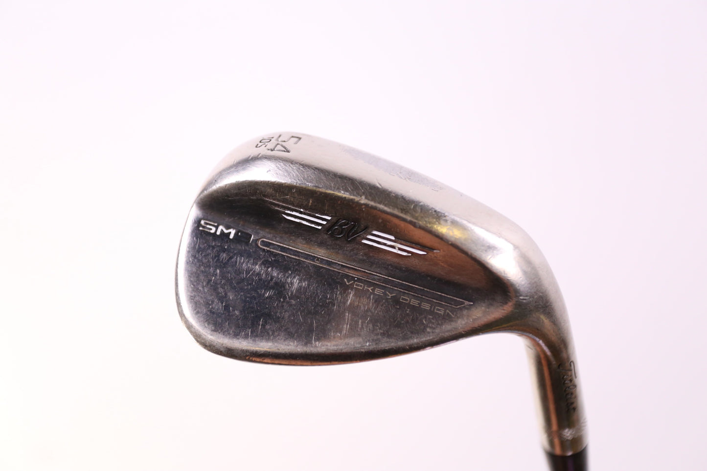 Used Titleist Vokey SM9 Brushed Steel F Grind Sand Wedge - Right-Handed - 54 Degrees - Stiff Flex-Next Round
