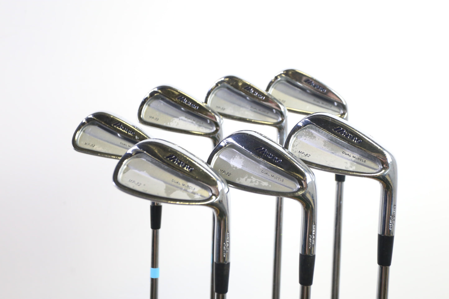 Used Mizuno MP-52 Iron Set - Right-Handed - 3-5, 7-PW - Stiff Flex-Next Round