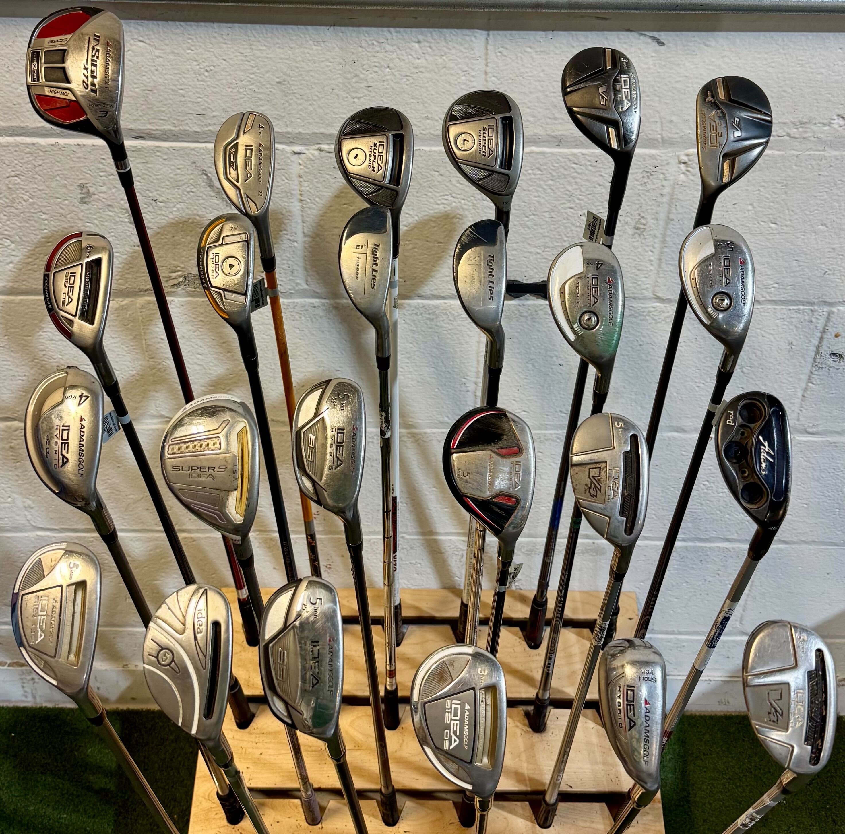 Wholesale Lot of 45 Golf Clubs - Adams Hybrids-Next Round