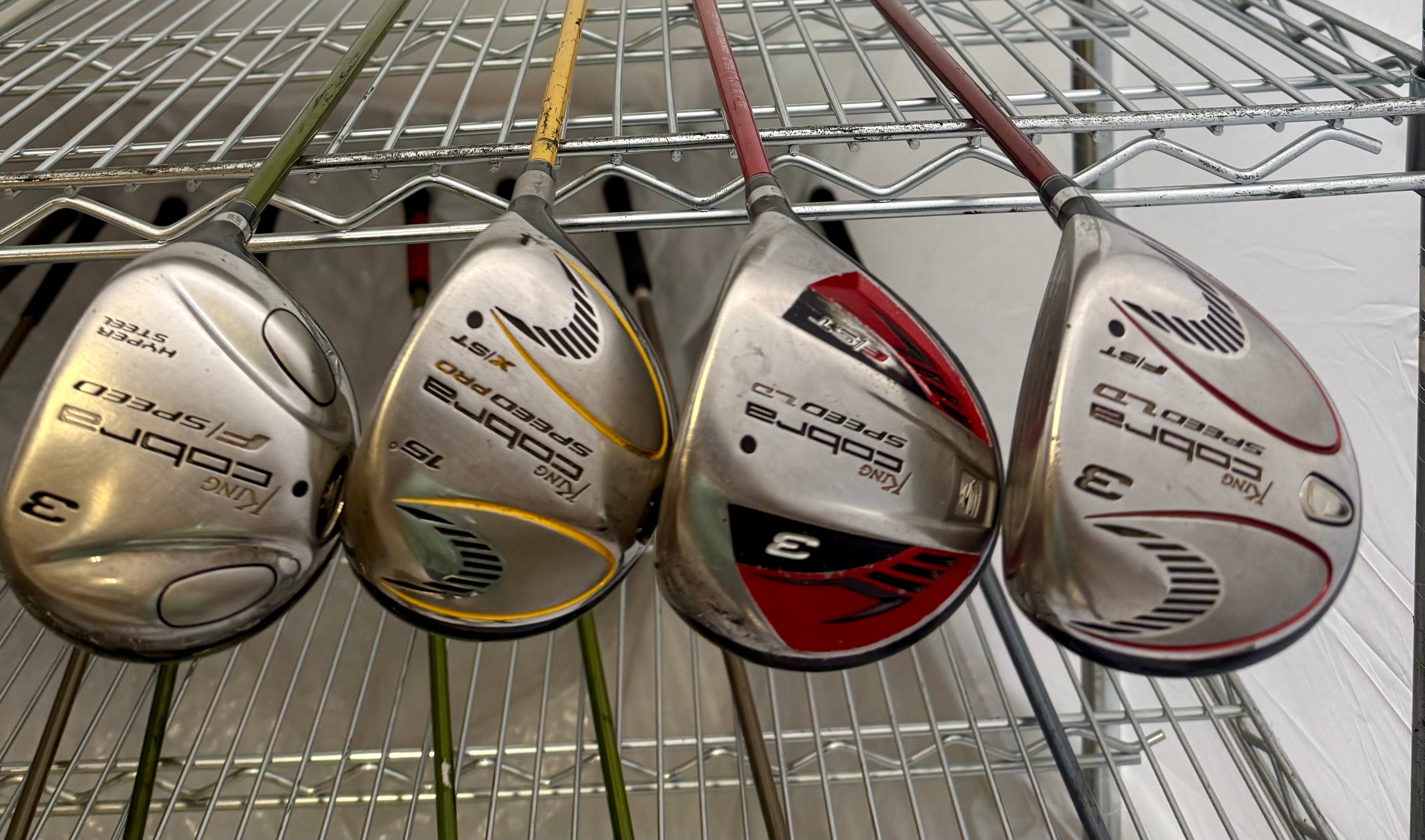 Wholesale Lot of 30 Golf Clubs - Adams Hybrids & Cobra Woods-Next Round