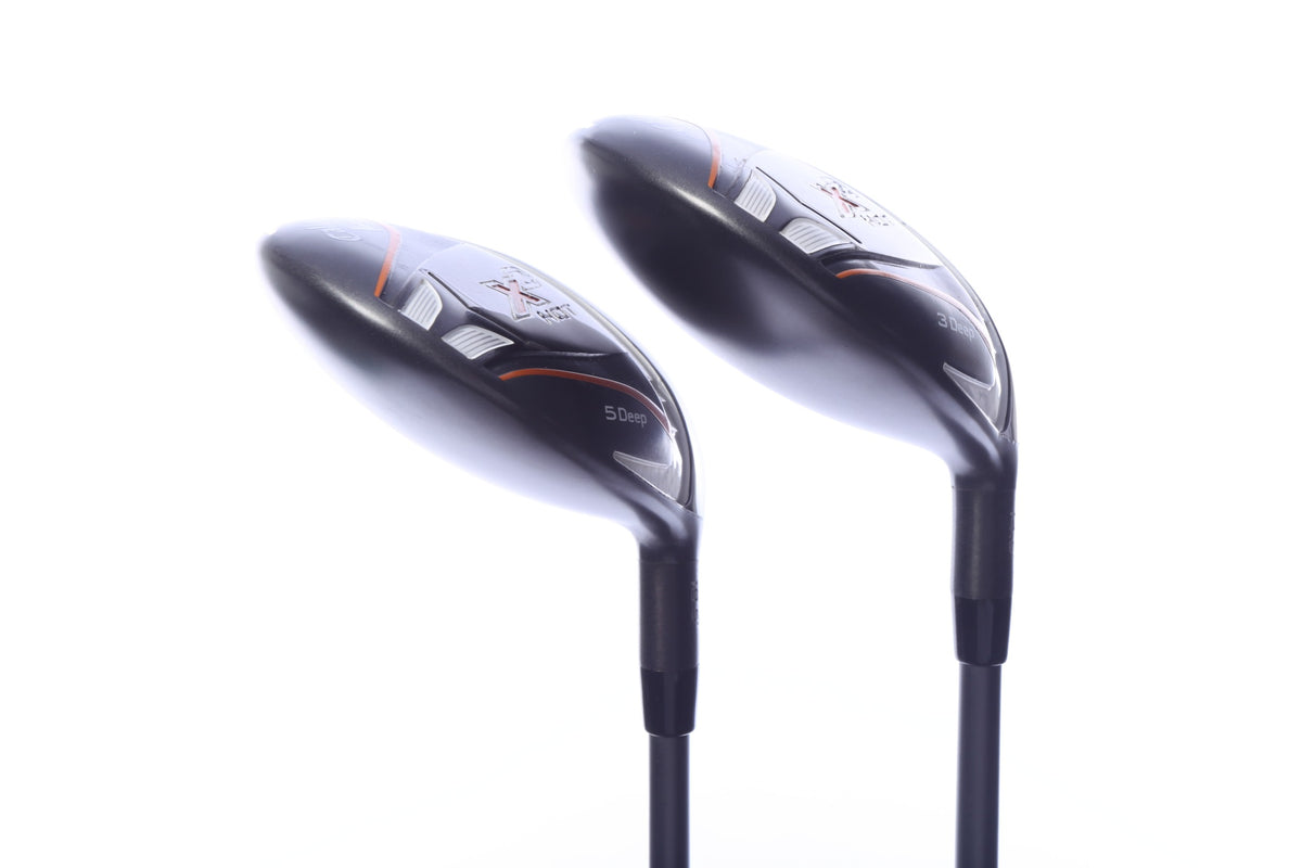 Used Callaway X2 Hot Deep Wood Set - Right-Handed - 3W, 5W - Regular Flex