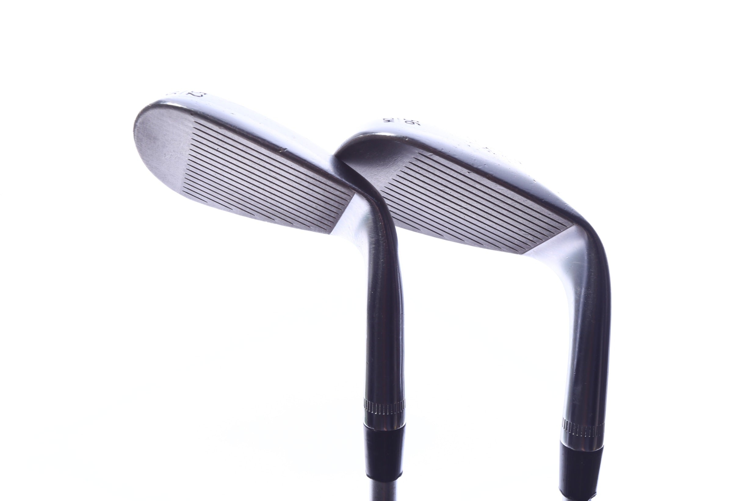 Used Callaway JAWS Raw Chrome Wedge Set - Left-Handed - 52*, 56* - Regular Flex