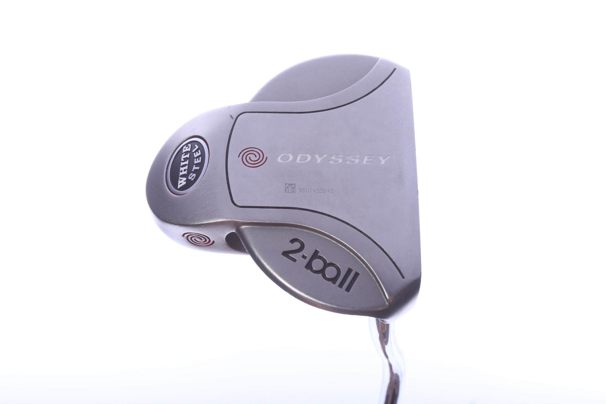 Used Odyssey White Steel 2-Ball Putter - Right-Handed - 35 in - Mallet