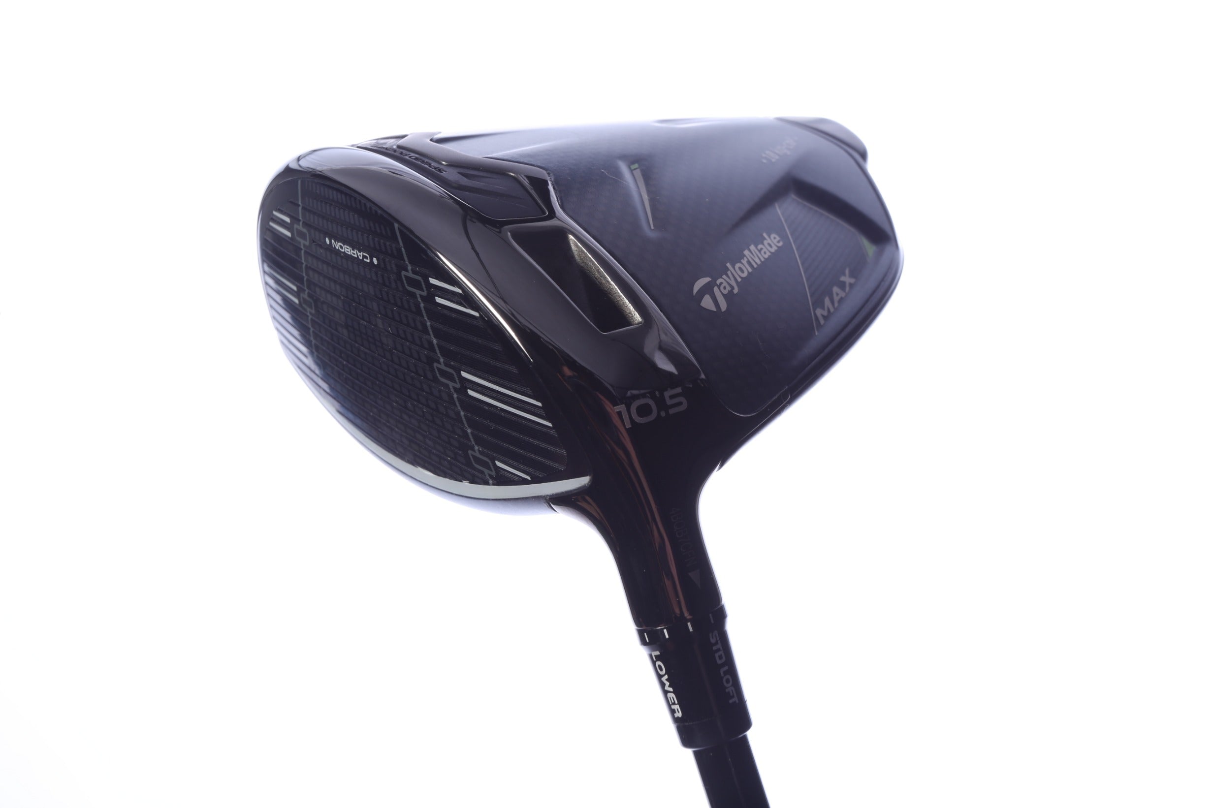 Used TaylorMade Qi35 MAX Driver - 10.5 Degrees - Stiff Flex Project X HZRDUS SMOKE Red RDX - Left-Handed