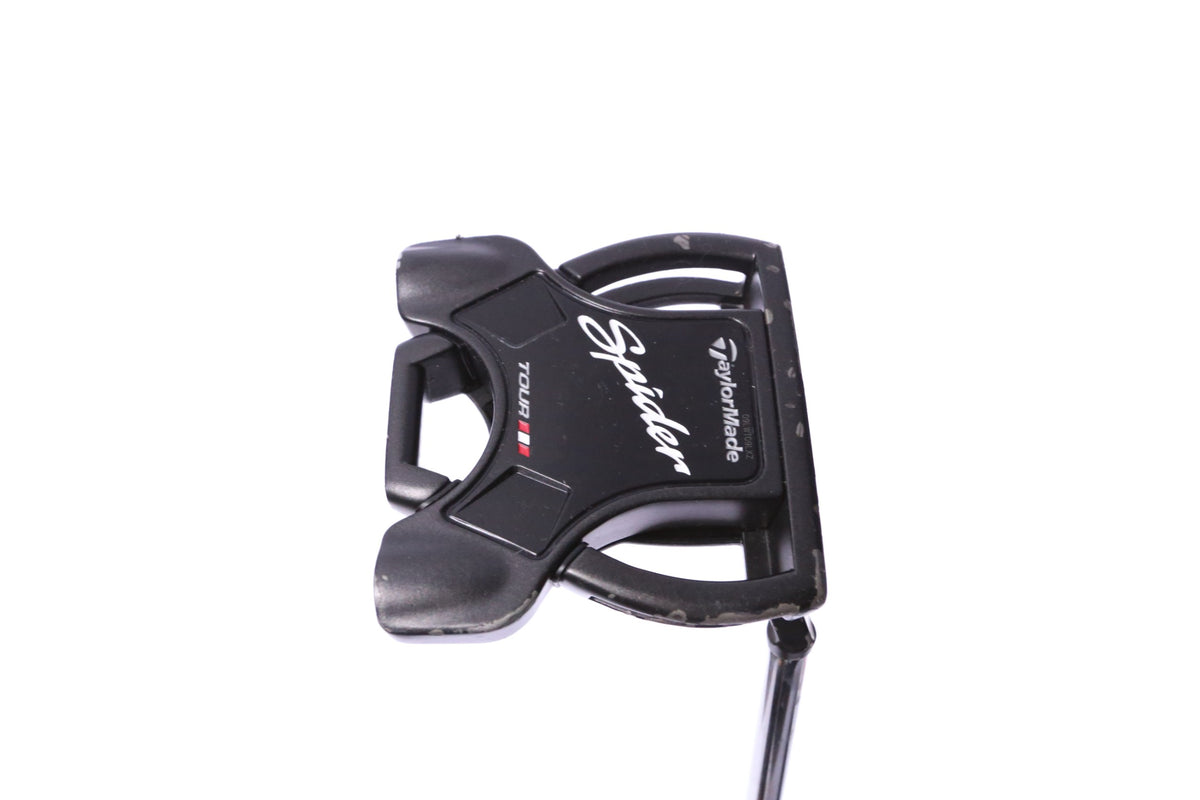 Used TaylorMade Spider Tour Black Putter - Right-Handed - 35 in - Mallet-Next Round