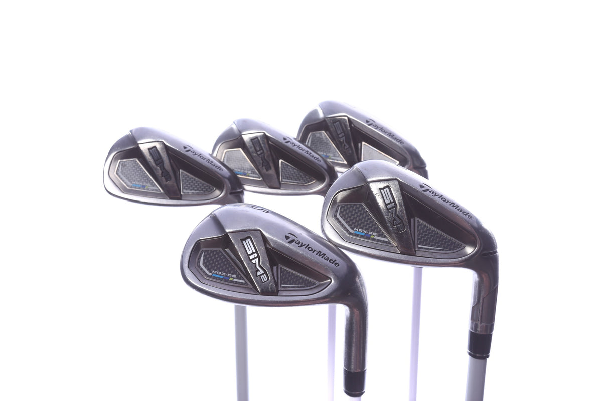Used TaylorMade SIM2 MAX OS Iron Set - Right-Handed - 7-PW, SW - Ladies Flex