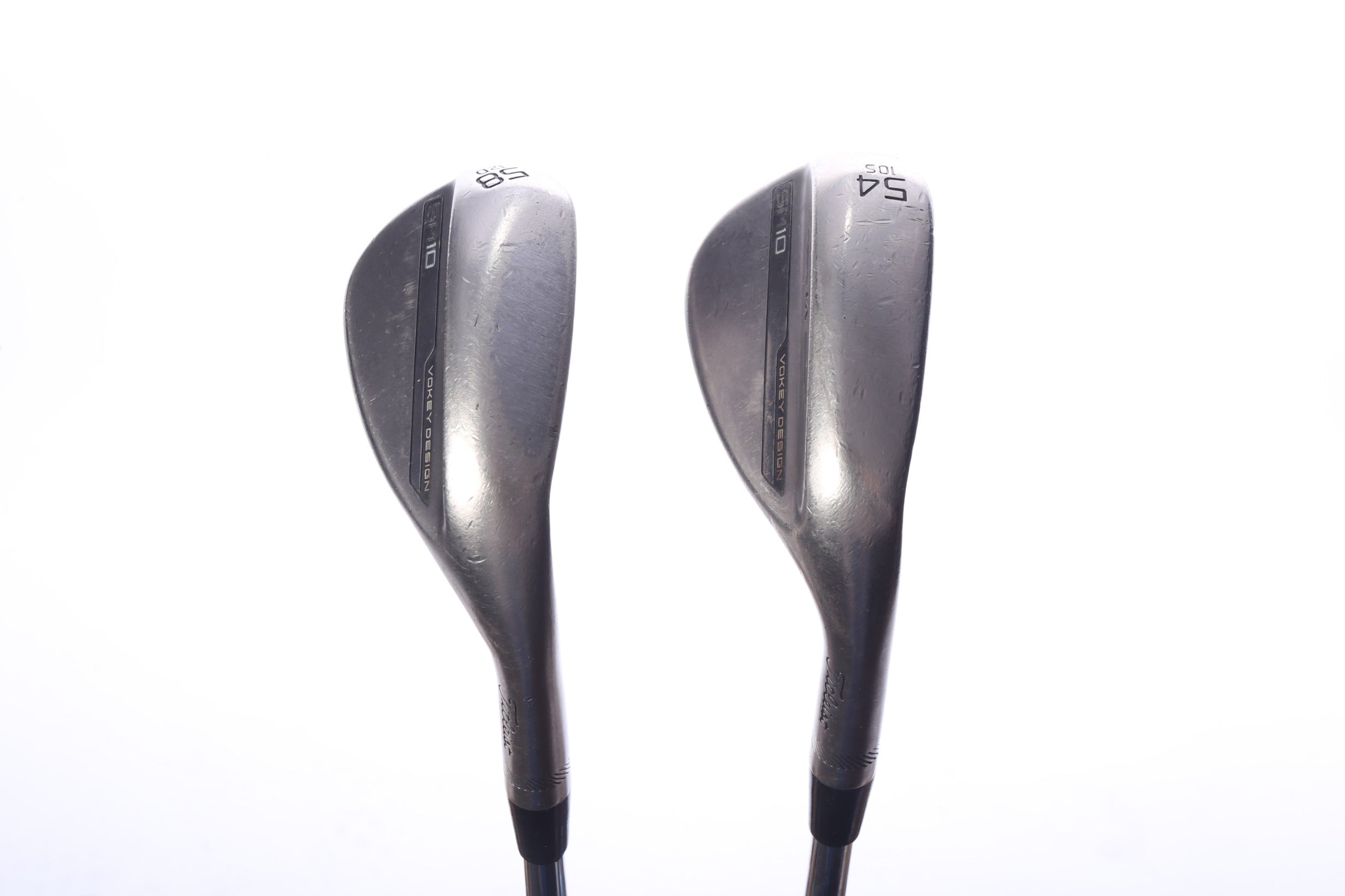 Used Titleist Vokey SM10 Tour Chrome Wedge Set - Right-Handed - 54*, 58* - Wedge Flex-Next Round
