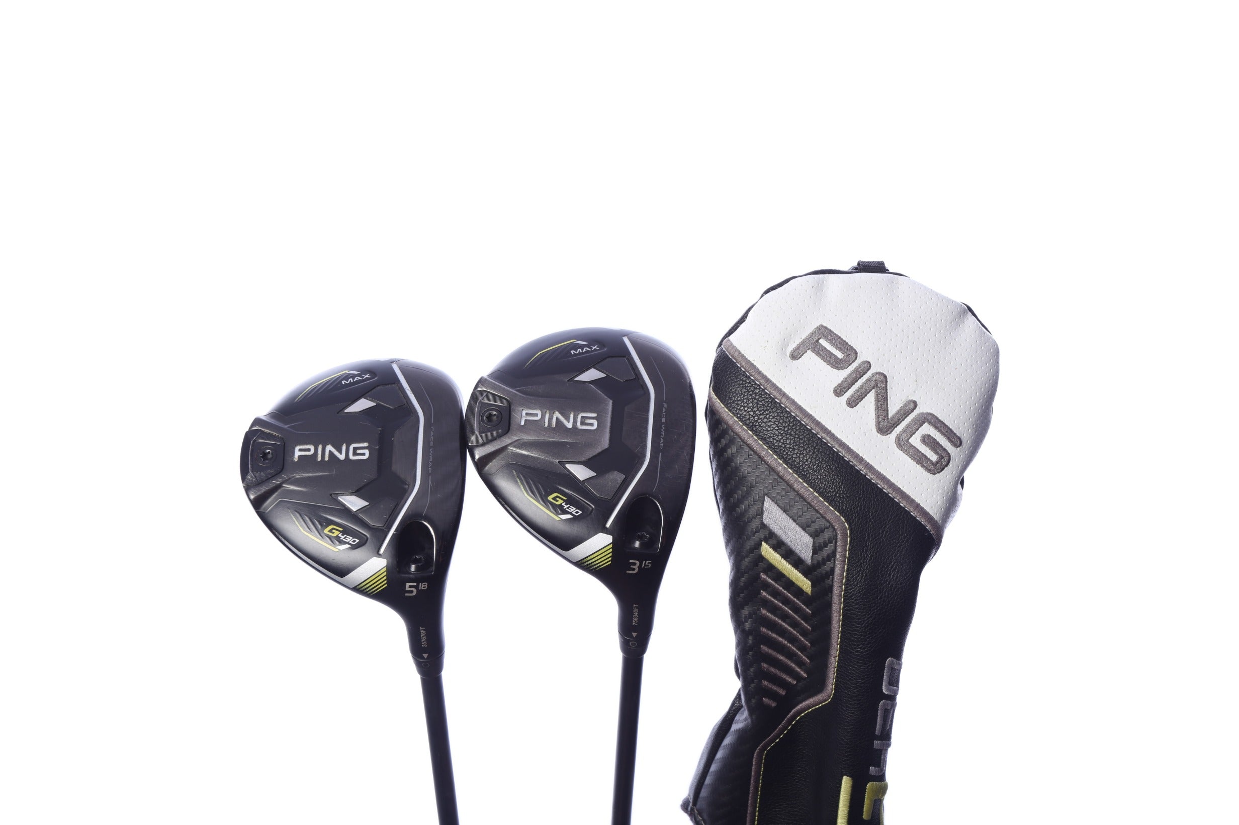 Used Ping G430 MAX Wood Set - Right-Handed - 3W, 5W - Regular Flex