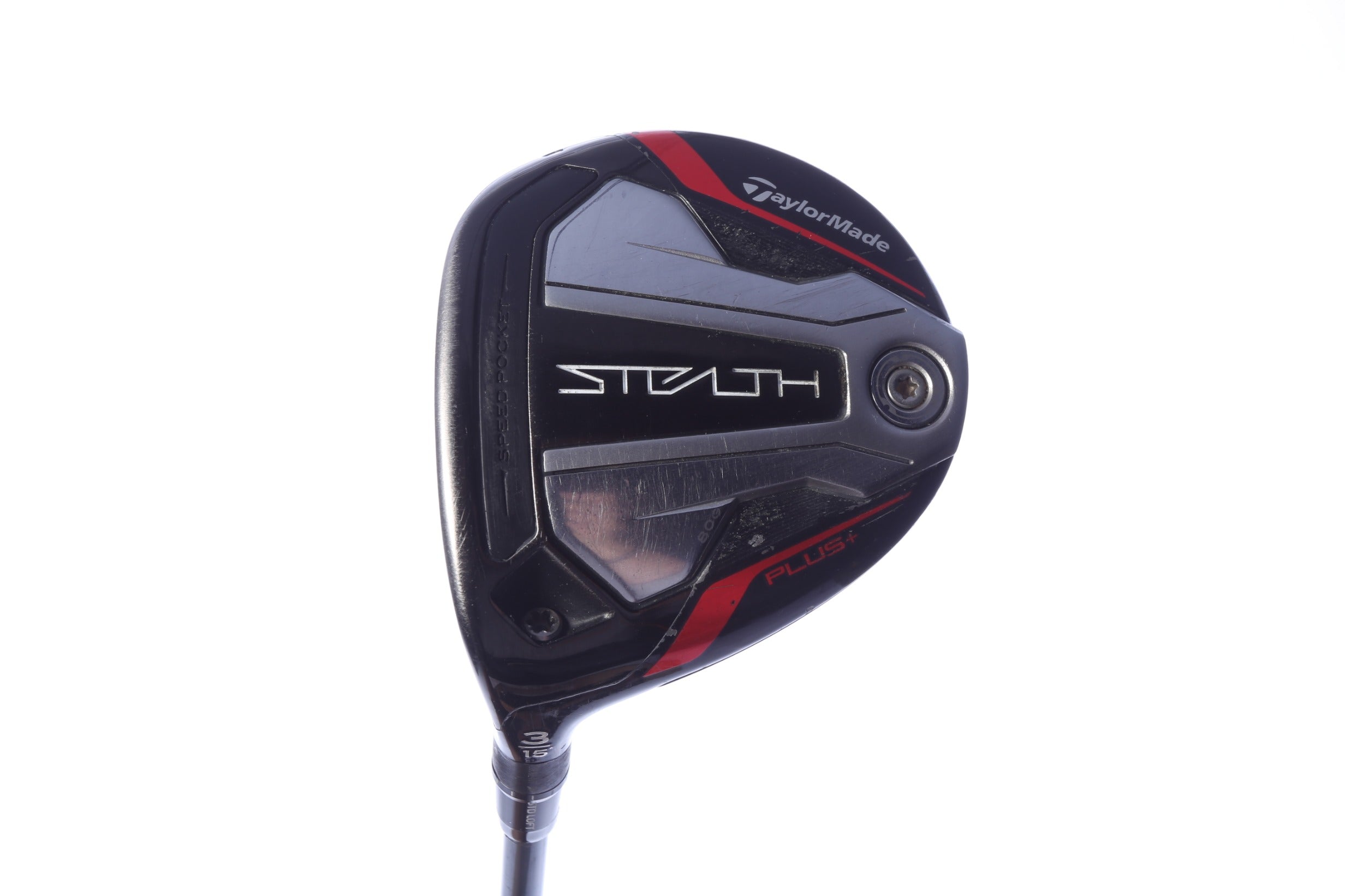 Used TaylorMade STEALTH PLUS 3-Wood - Left-Handed - 15 Degrees - Regular Flex