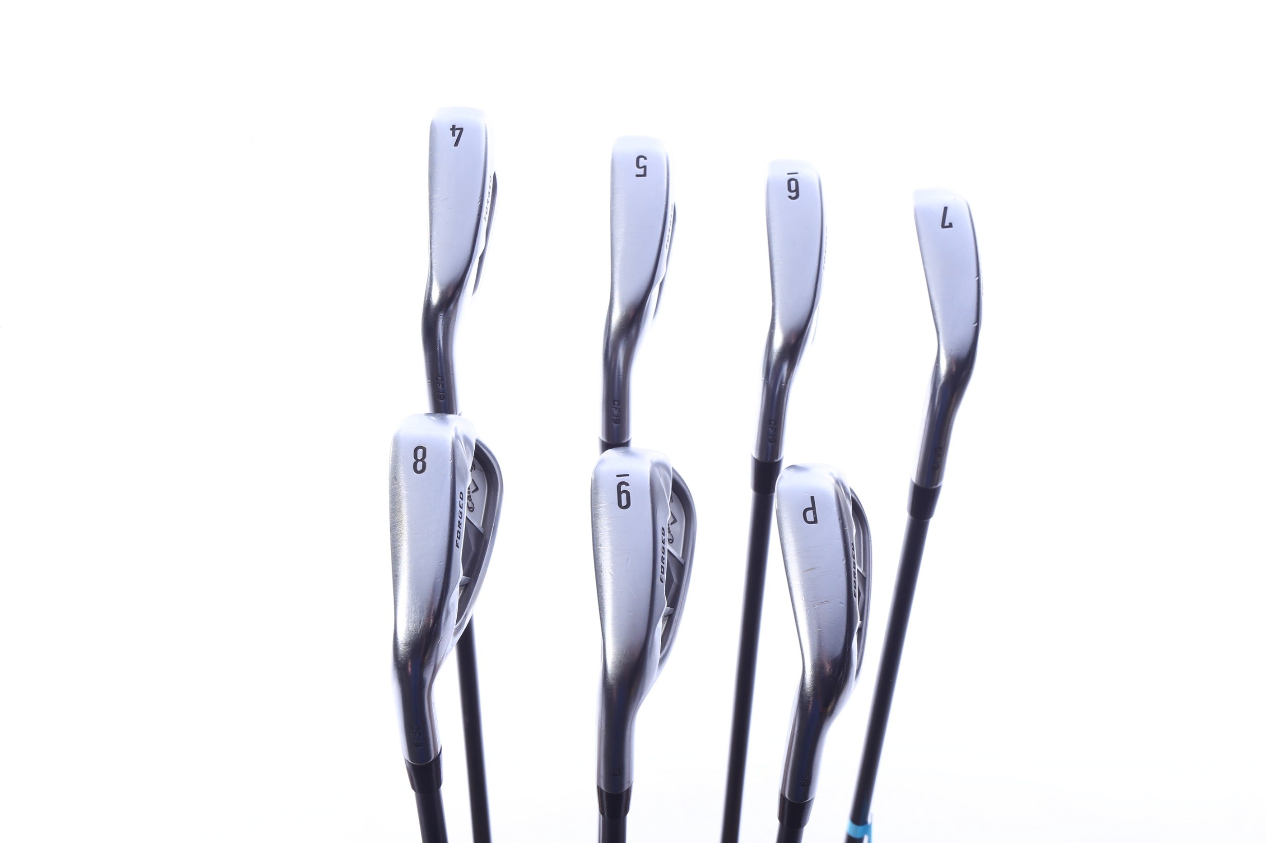Used Callaway Apex 19 Iron Set - Left-Handed - 4-PW - Variable Flex