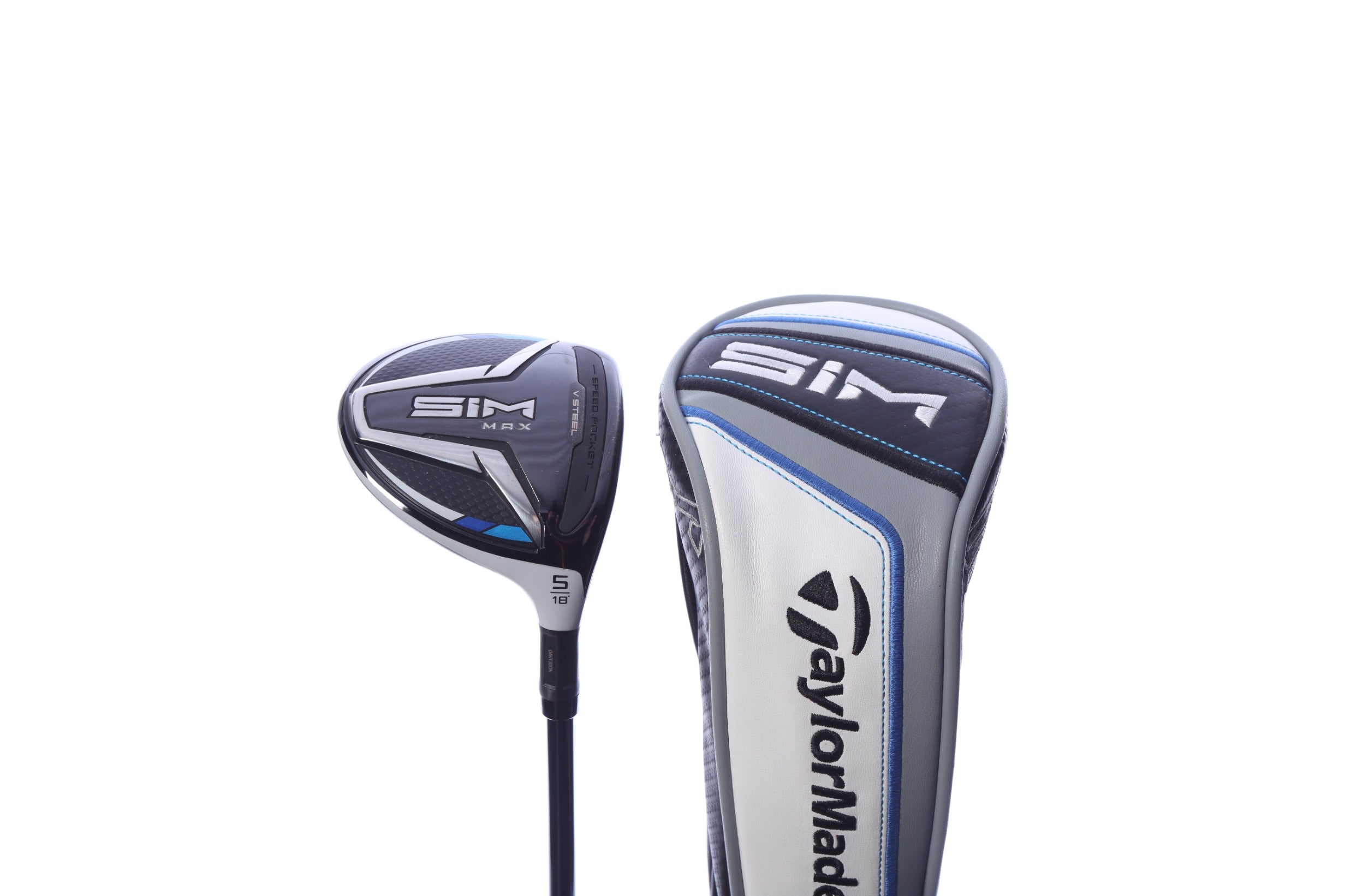 TaylorMade SIM MAX フェアウェイウッド 5番 18度 Used TaylorMade SIM MAX Right-Handed Fairway Wood – Next Round