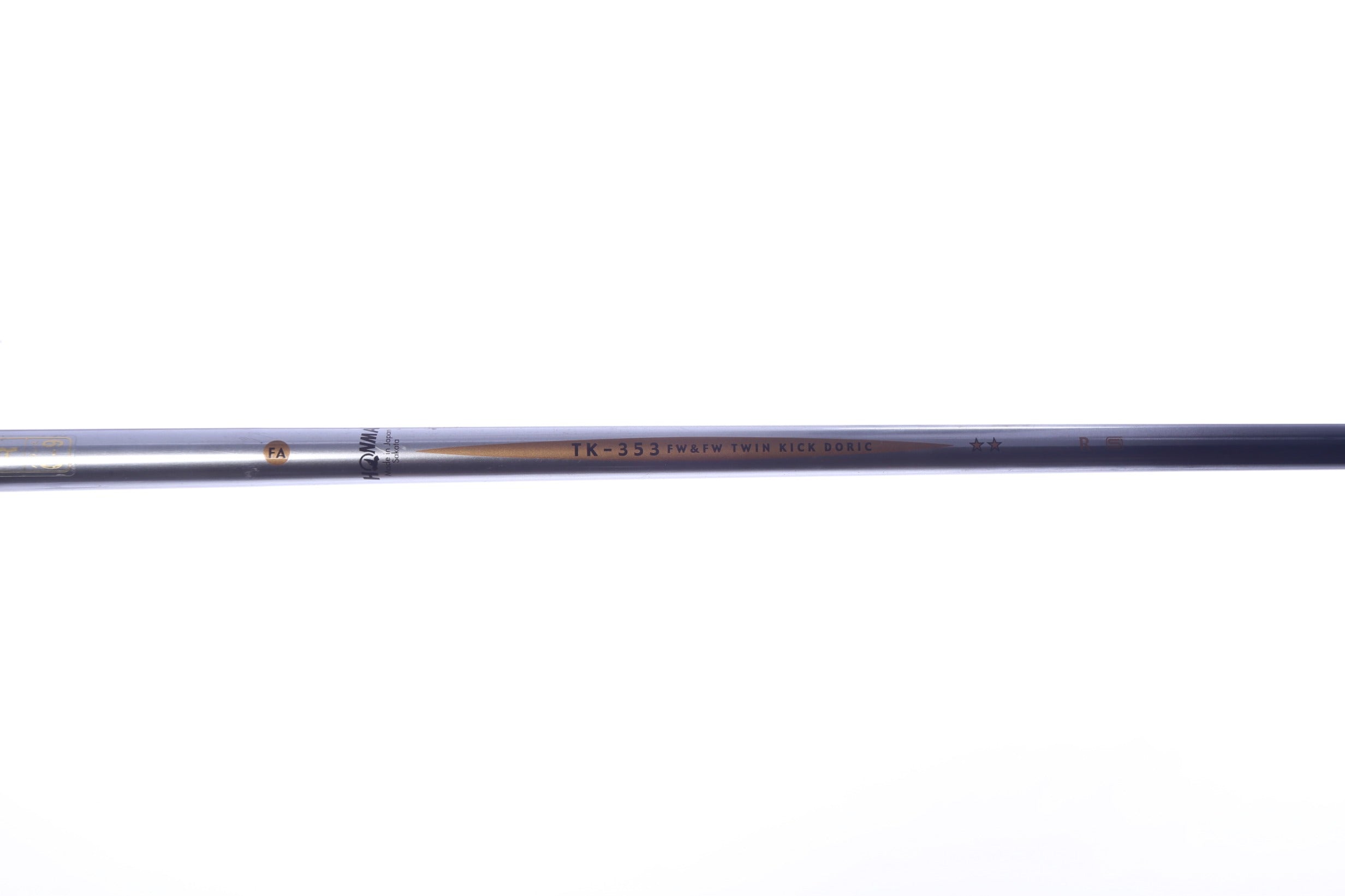 Used Honma Twin Marks 420RF Titanium Gold Crown Wood Set - Left-Handed - 3W, 5W - Regular Flex-Next Round
