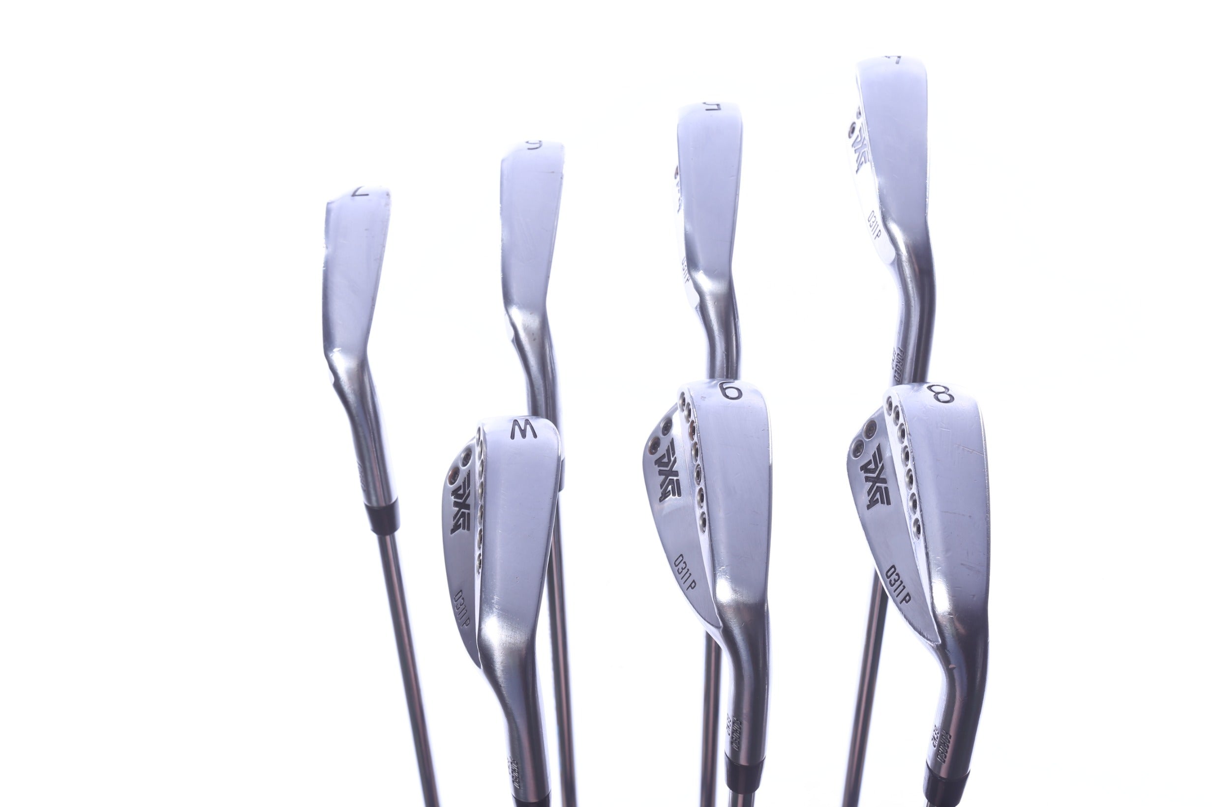 Used PXG 0311 P GEN2 Chrome Iron Set - Right-Handed - 4-PW - Regular Flex