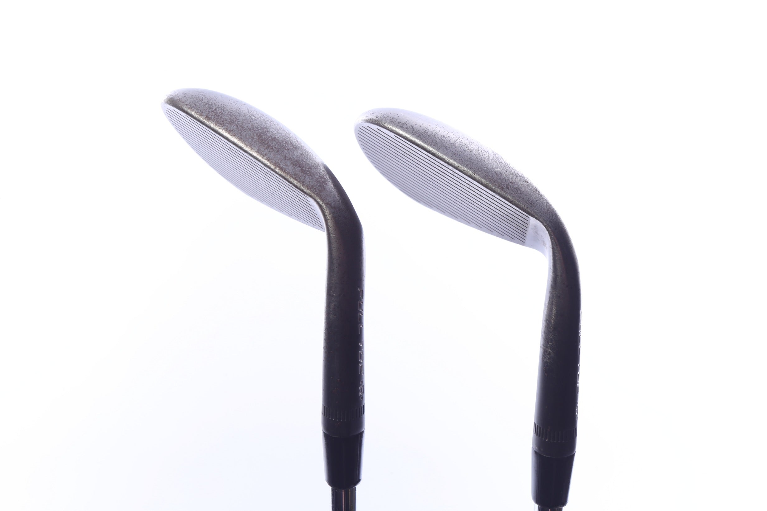 Used Callaway JAWS Full Toe Black Wedge Set - Left-Handed - 54*, 58* - Wedge Flex