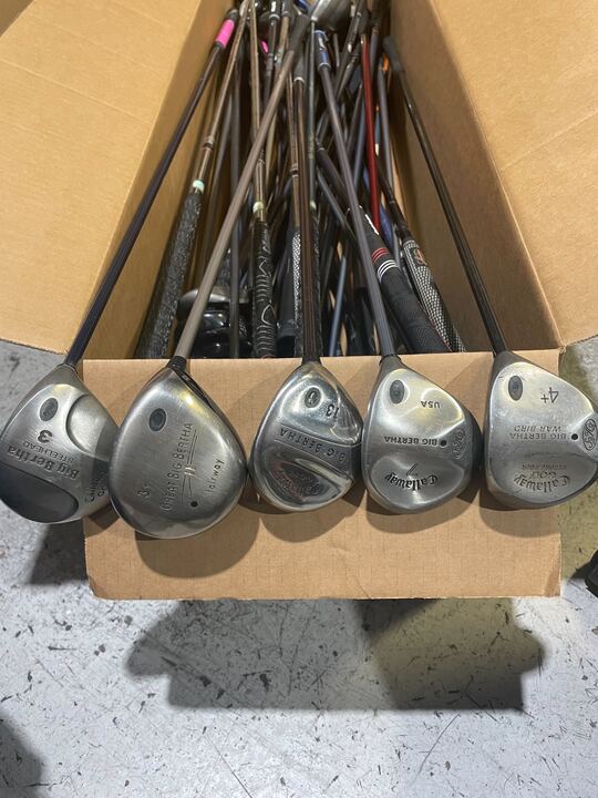 Wholesale Lot of 55 Callaway Hawkeye, Warbird, Steelhead, etc. FW Woods