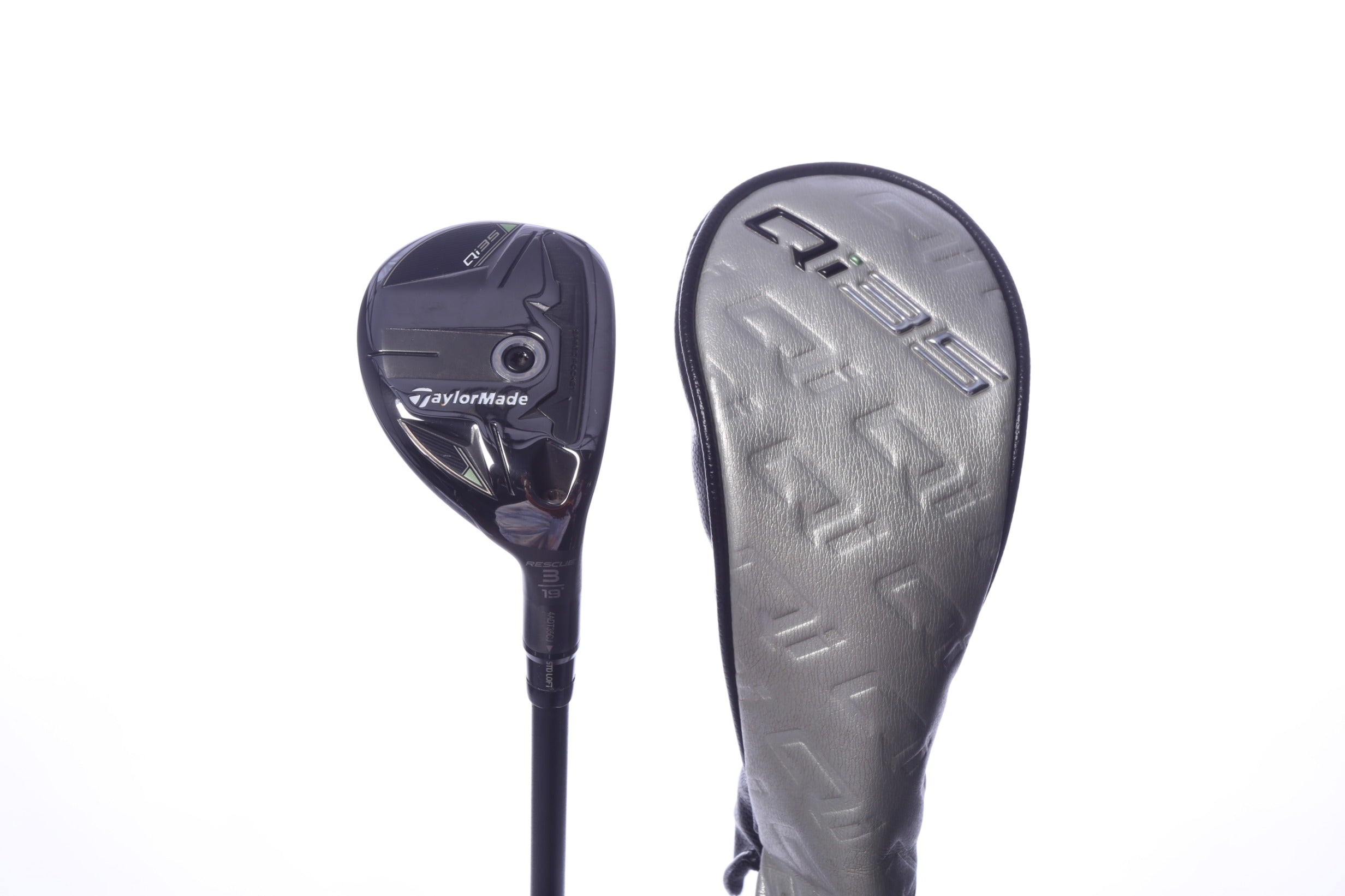 Used TaylorMade Qi35 Rescue 3H Hybrid - Right-Handed - 19 Degrees - Stiff Flex-Next Round