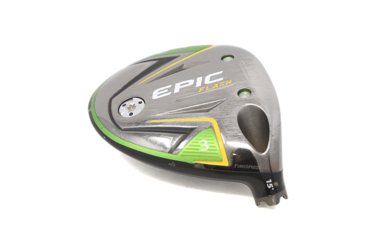 Used Callaway Epic Flash 3-Wood - HEAD ONLY - Right-Handed - 15 Degrees-Next Round