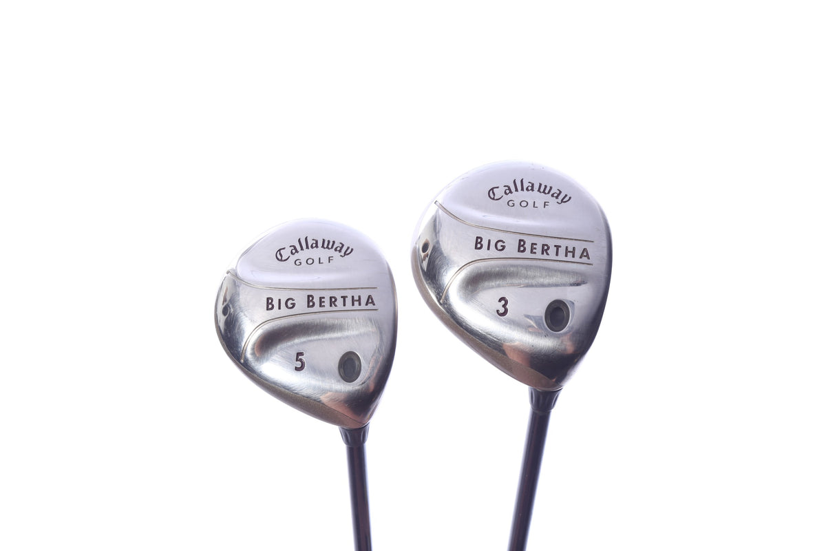 Used Callaway Big Bertha 2004 Wood Set - Right-Handed - 3W, 5W - Ladies Flex-Next Round