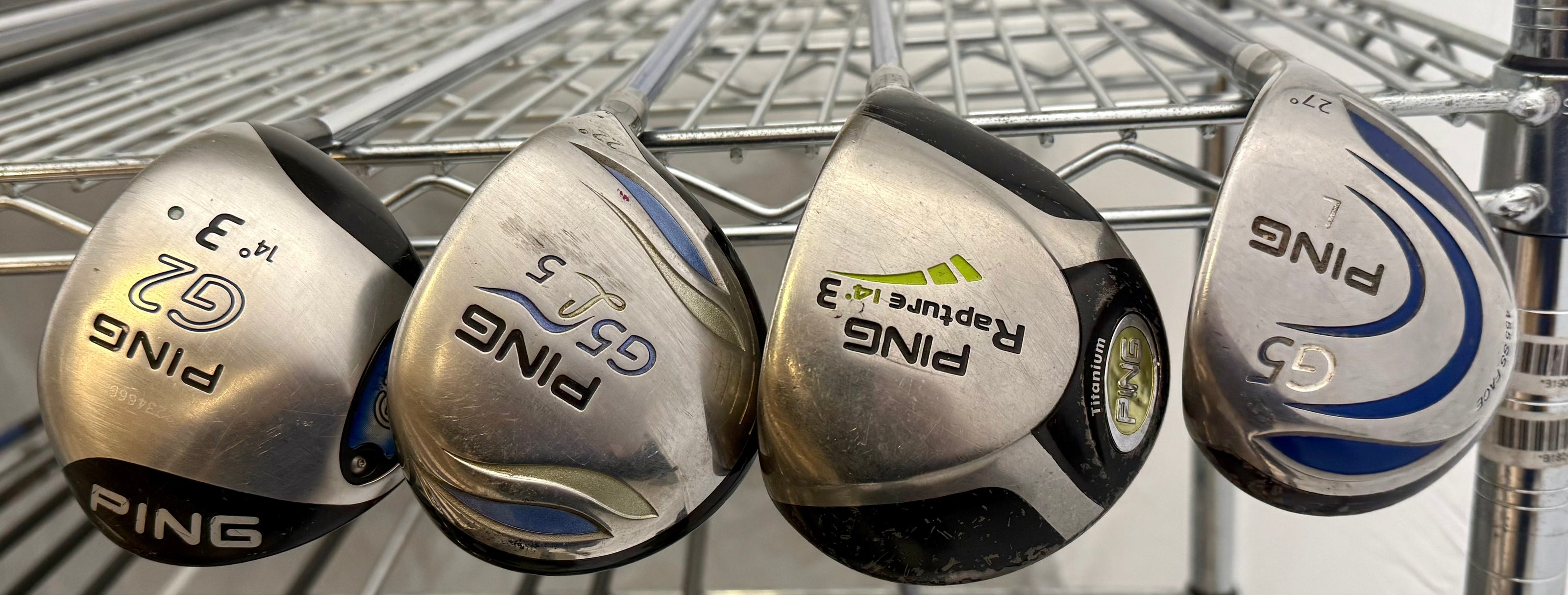 Wholesale Lot of 30 Golf Clubs - Ping Assorted Fairway Woods-Next Round