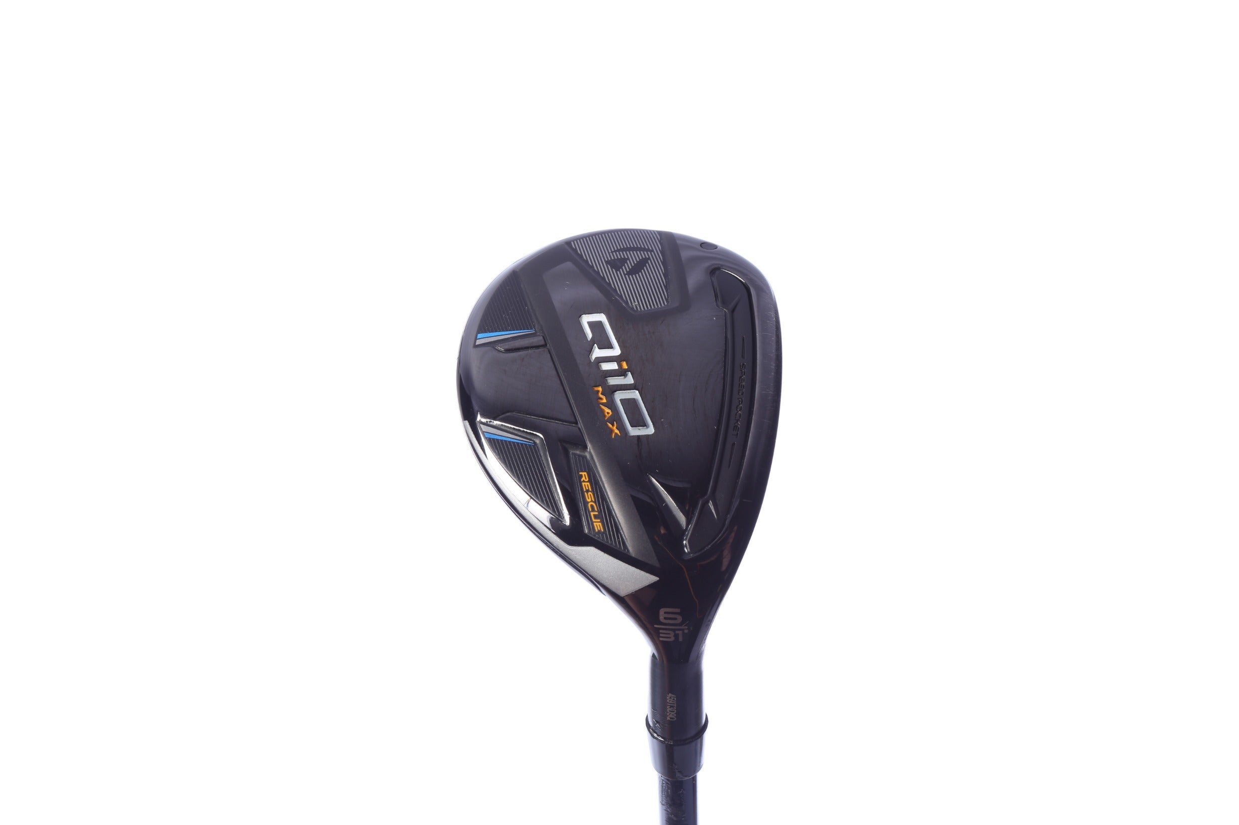 Used TaylorMade Qi10 MAX 6H Hybrid - Right-Handed - 31 Degrees - Stiff Flex