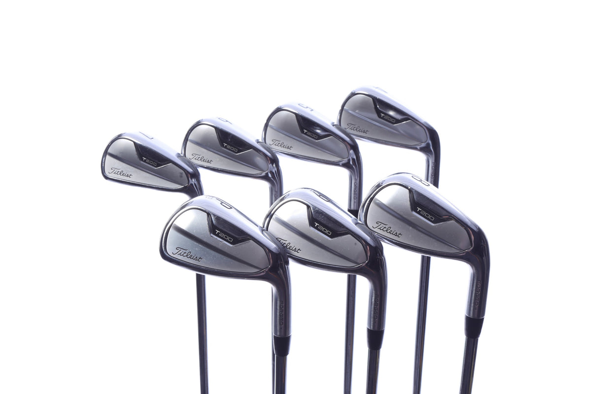 Used Titleist 2021 T200 Iron Set - Right-Handed - 4-PW - Stiff Flex