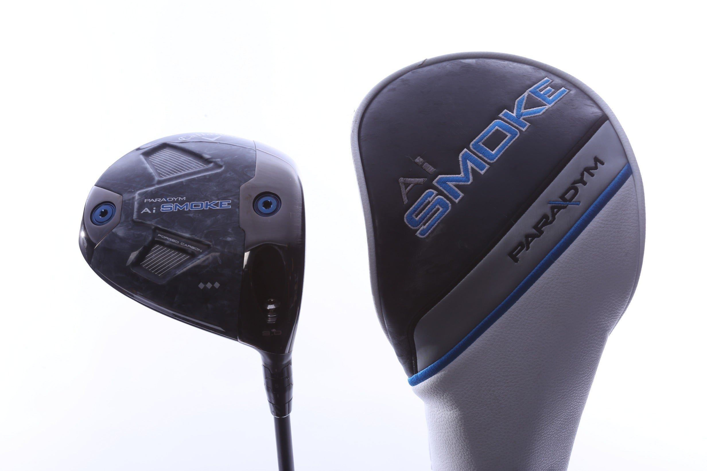 Used Callaway Paradym Ai Smoke Triple Diamond Driver - 9 Degrees - Stiff Flex Aldila TOUR Blue - Right-Handed-Next Round