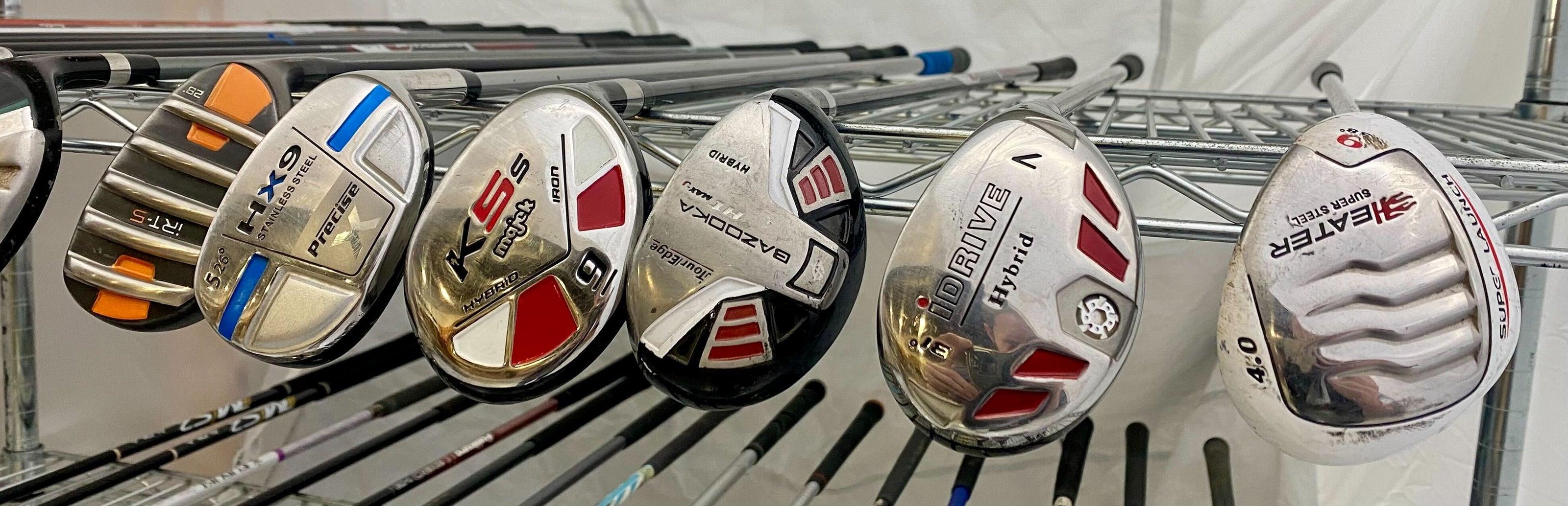 Wholesale Lot of 40 Golf Clubs - Assorted Hybrids-Next Round
