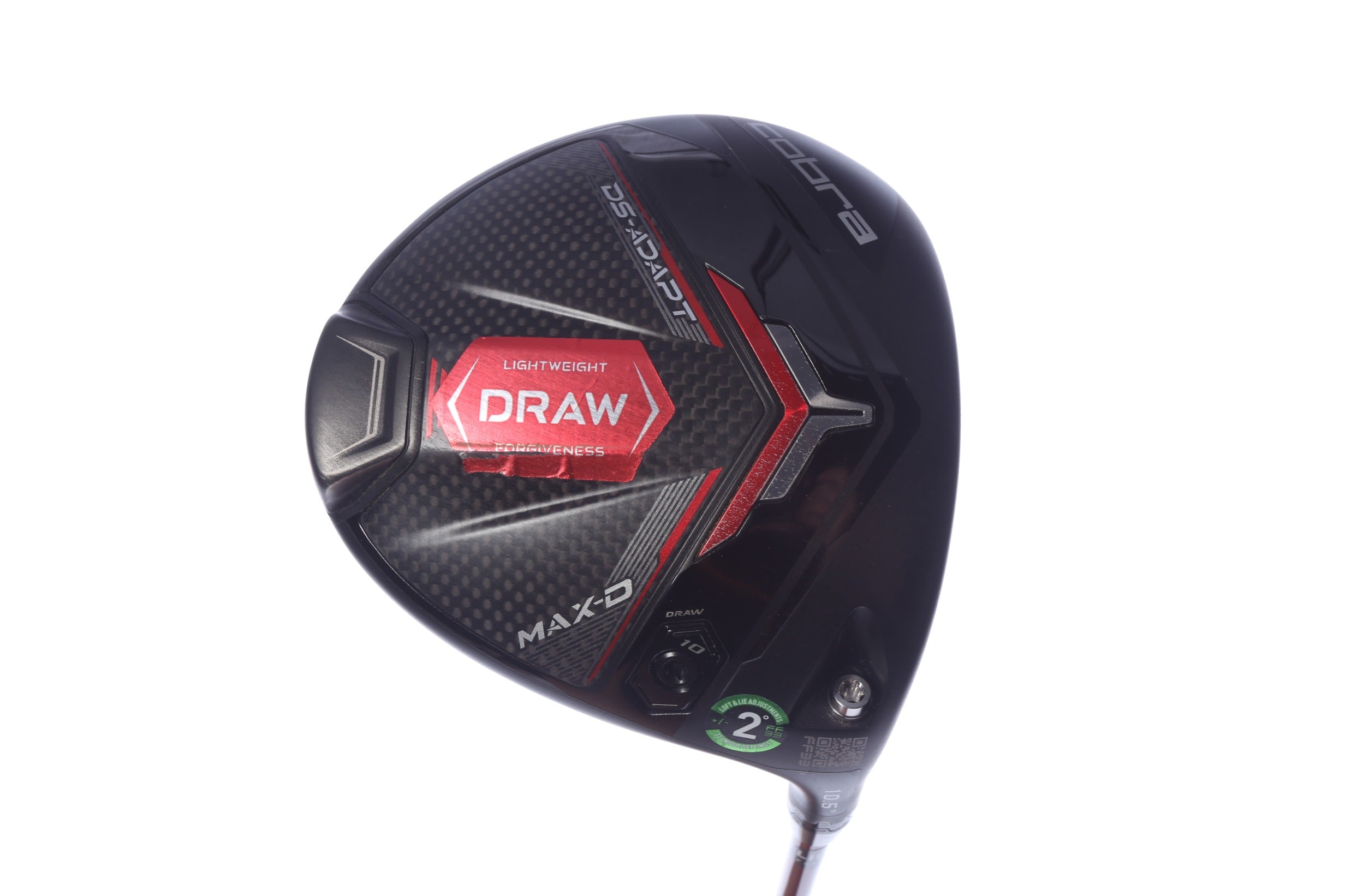 Used Cobra DS-ADAPT MAX-D Driver - 10.5 Degrees - Stiff Flex Project X Denali Red - Right-Handed-Next Round
