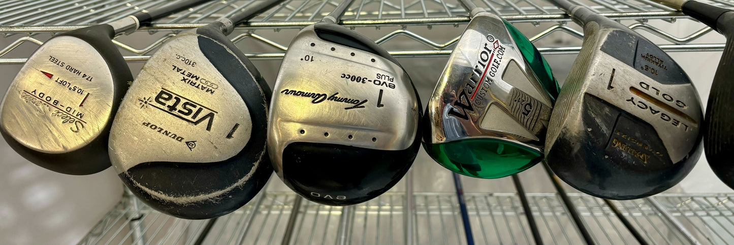 Wholesale Lot of 20 Golf Clubs - Assorted Drivers-Next Round