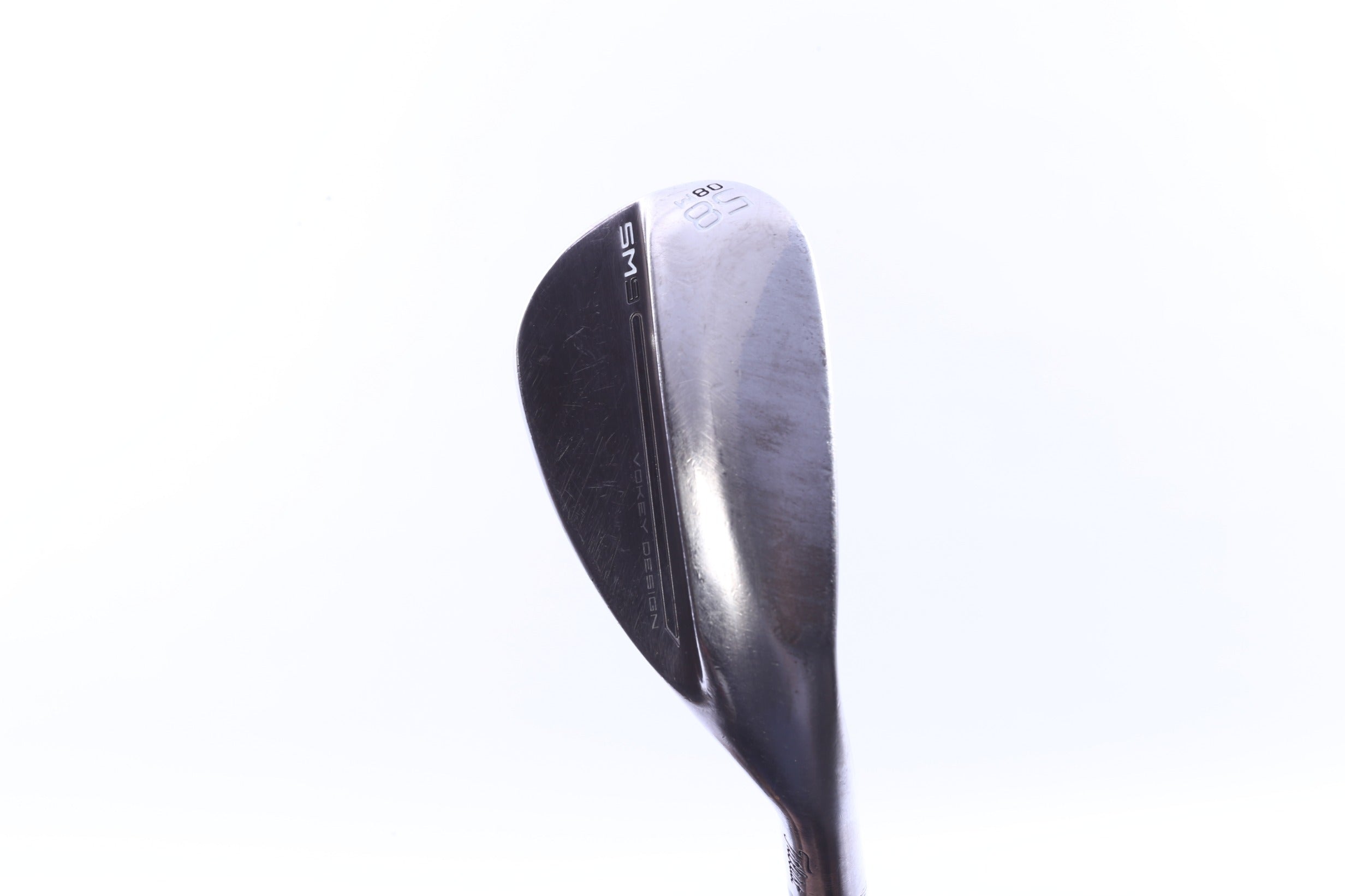 Used Titleist Vokey SM9 Brushed Steel Lob Wedge - Right-Handed - 58 Degrees - Wedge Flex-Next Round