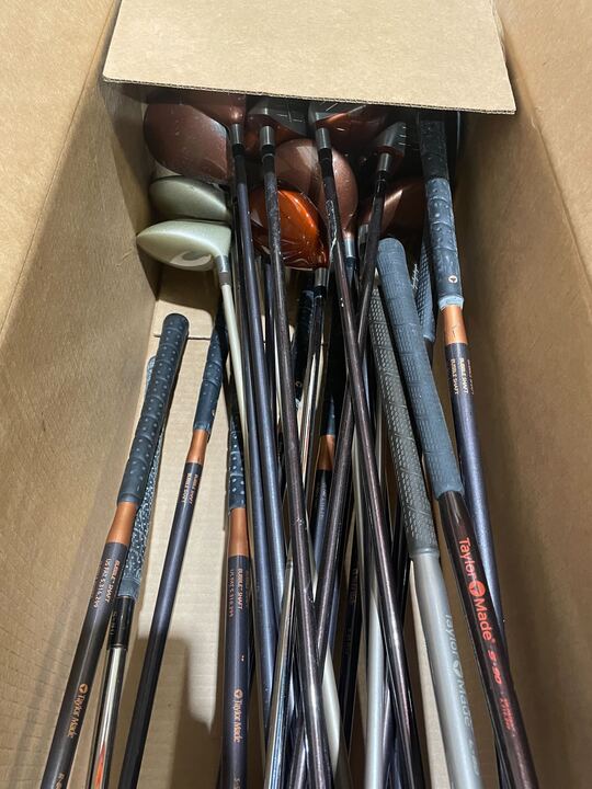 Wholesale Lot of 25 TaylorMade Titanium Bubble, Supersteel Drivers
