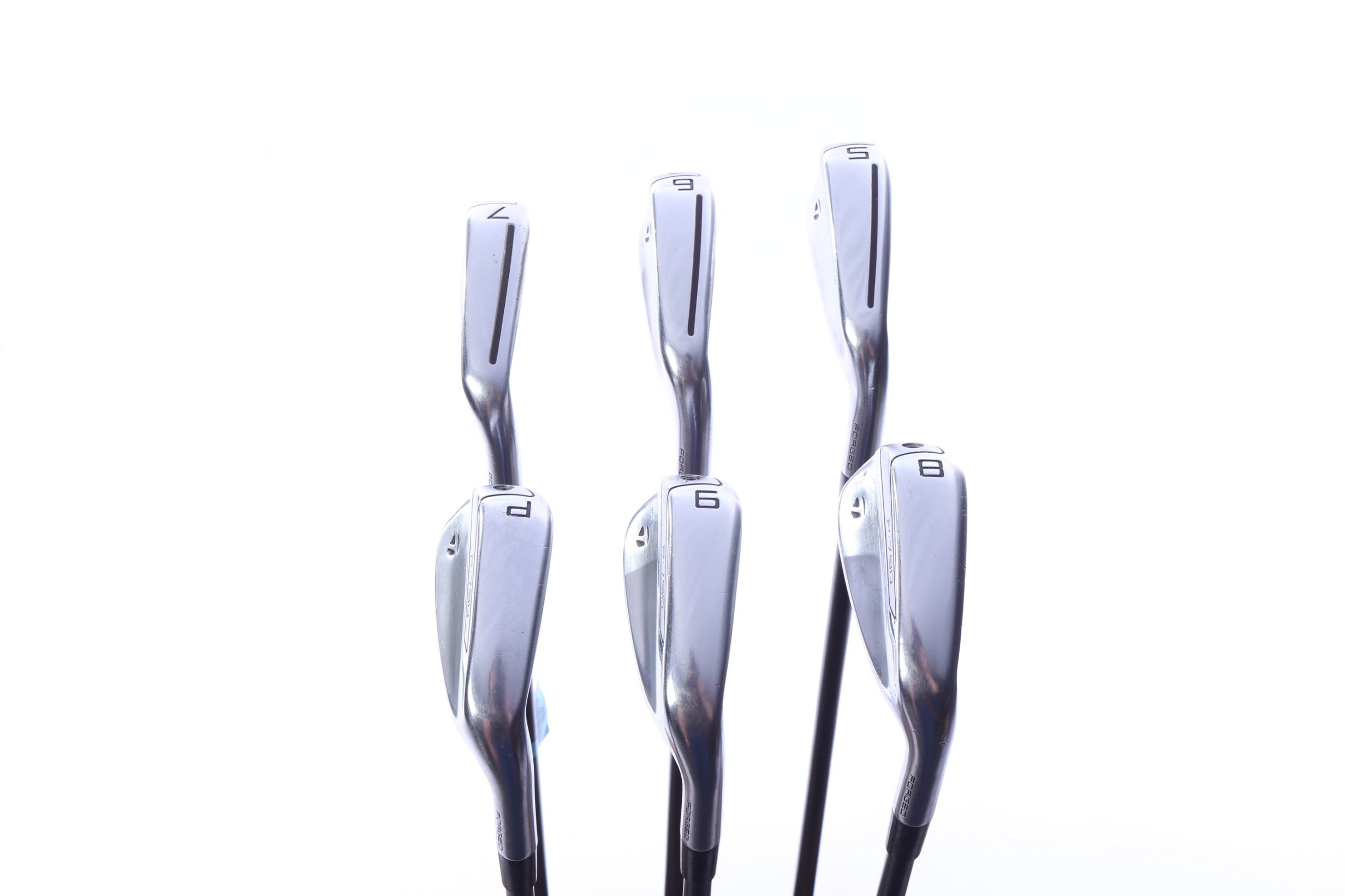 Used TaylorMade 2019 P790 Iron Set - Right-Handed - 5-PW - Stiff Flex