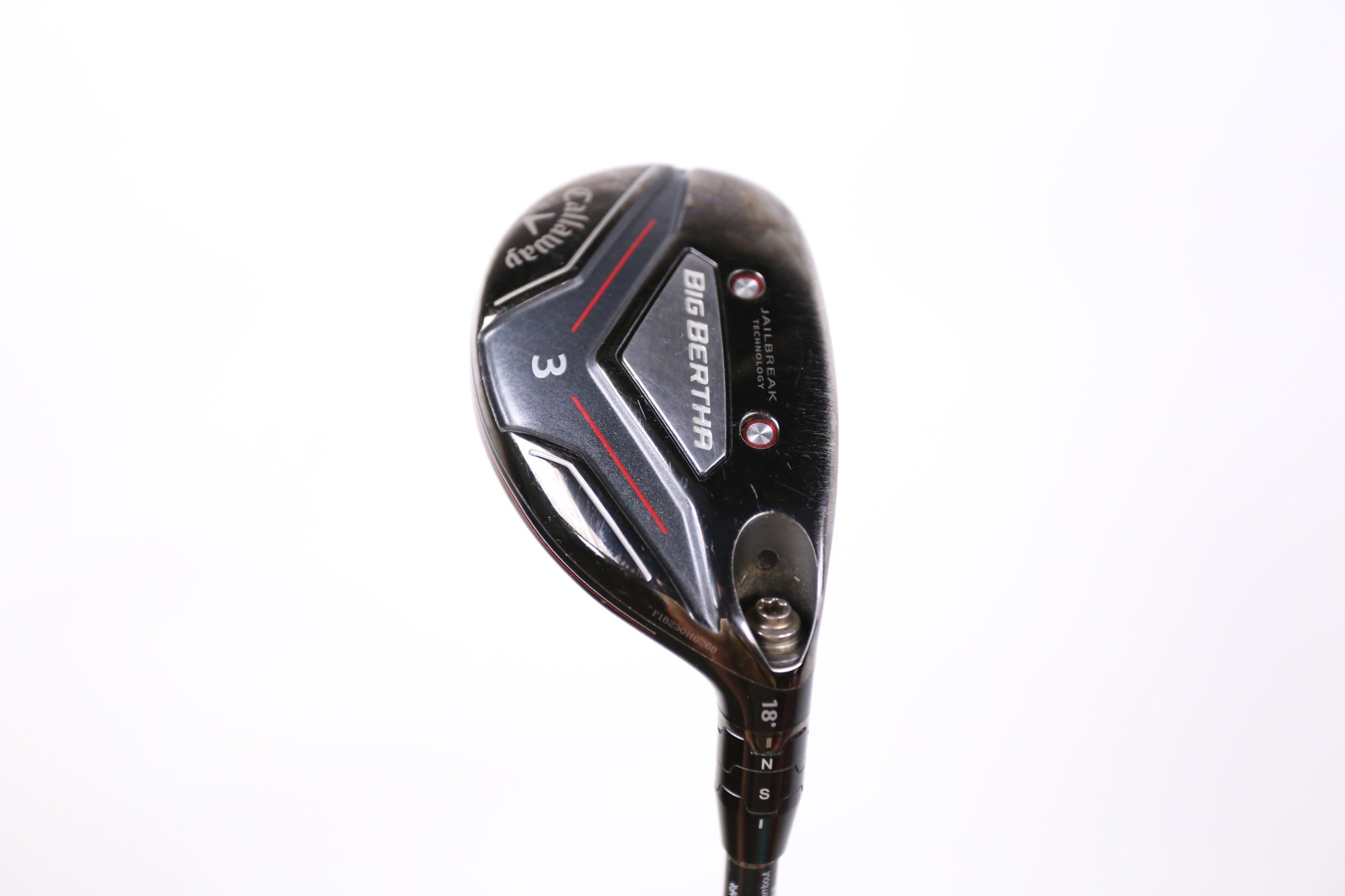 Used Callaway Big Bertha 23 3H Hybrid - Right-Handed - 18 Degrees - Stiff Flex-Next Round