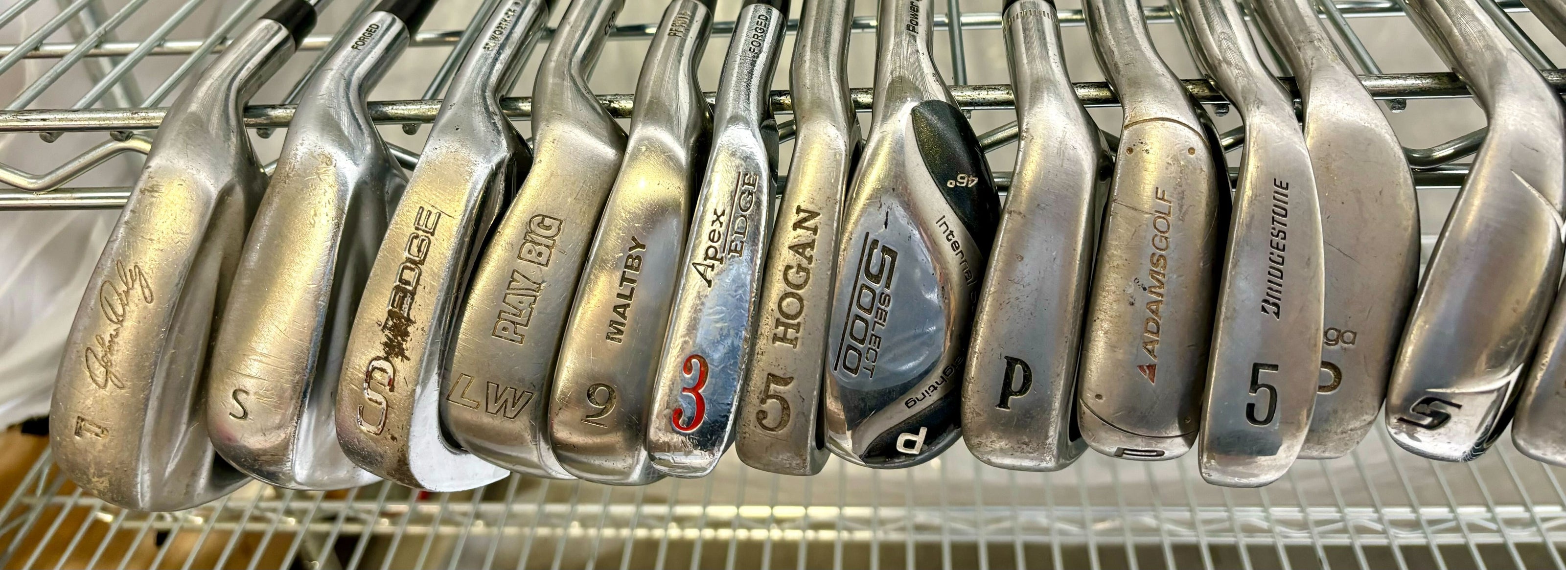 Wholesale Lot of 50 Golf Clubs - Assorted Irons and Wedges-Next Round