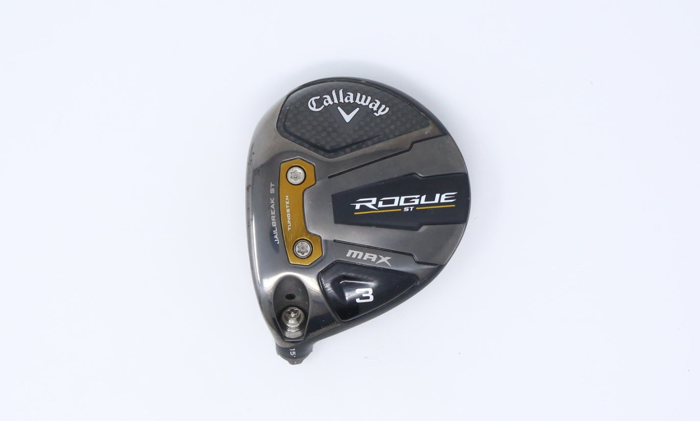 Used Callaway Rogue ST MAX Fairway Wood - HEAD ONLY - Left-Handed - 15 Degrees-Next Round