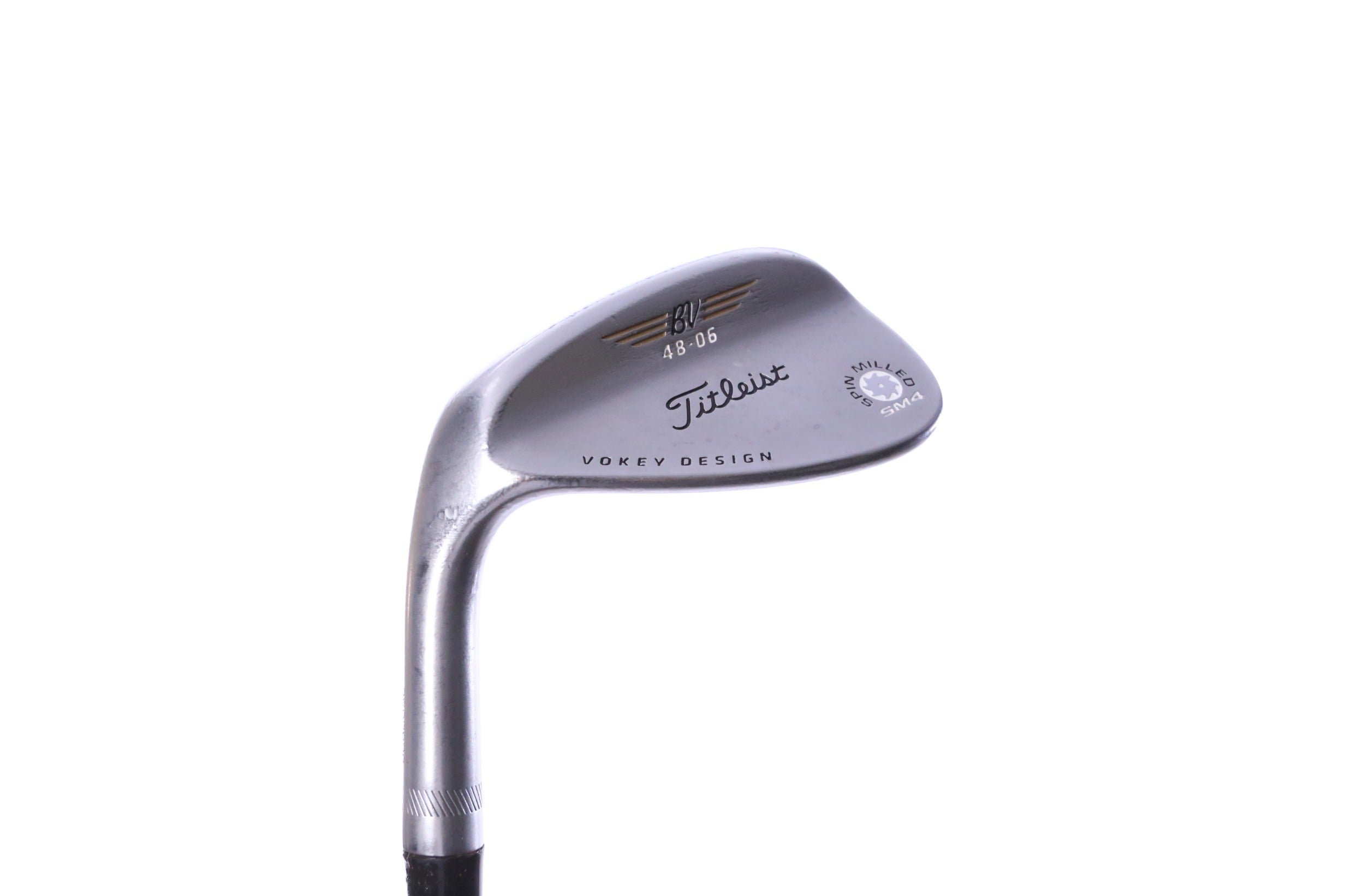 Used Titleist Vokey SM4 Tour Chrome Gap Wedge - Left-Handed - 48 Degrees - Wedge Flex-Next Round