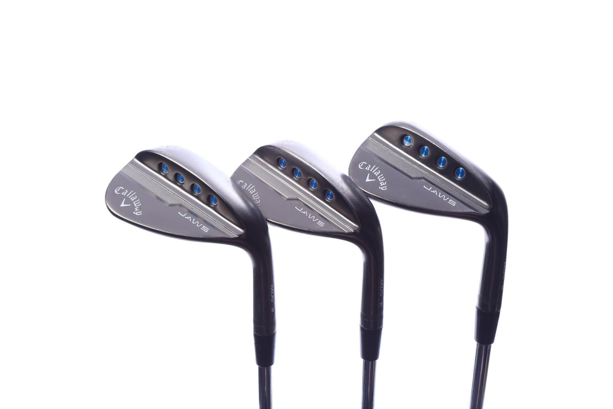 Used Callaway Jaws MD5 Tour Grey Wedge Set - Right-Handed - 50*, 56*, 60* - Stiff Flex