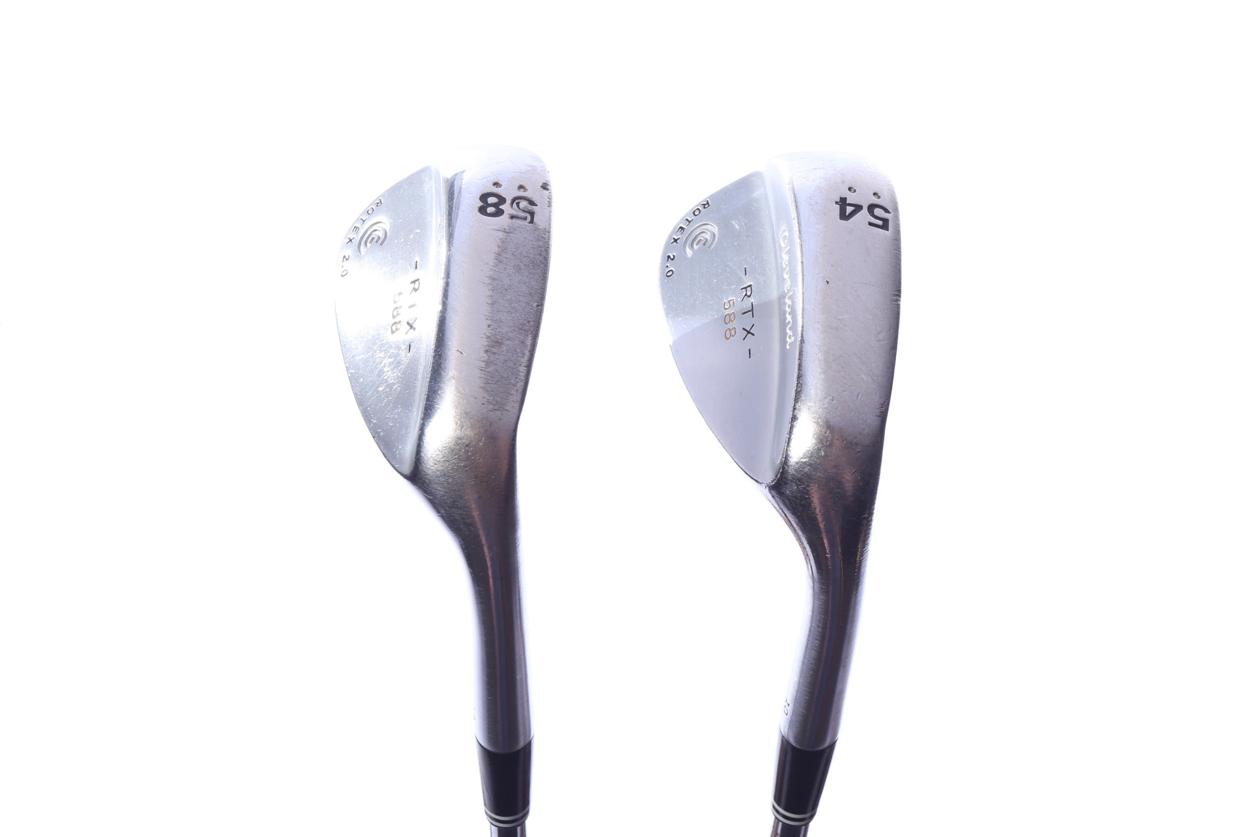 Used Cleveland 588 RTX 2.0 Tour Satin Wedge Set - Right-Handed - 54*, 58* - Wedge Flex-Next Round