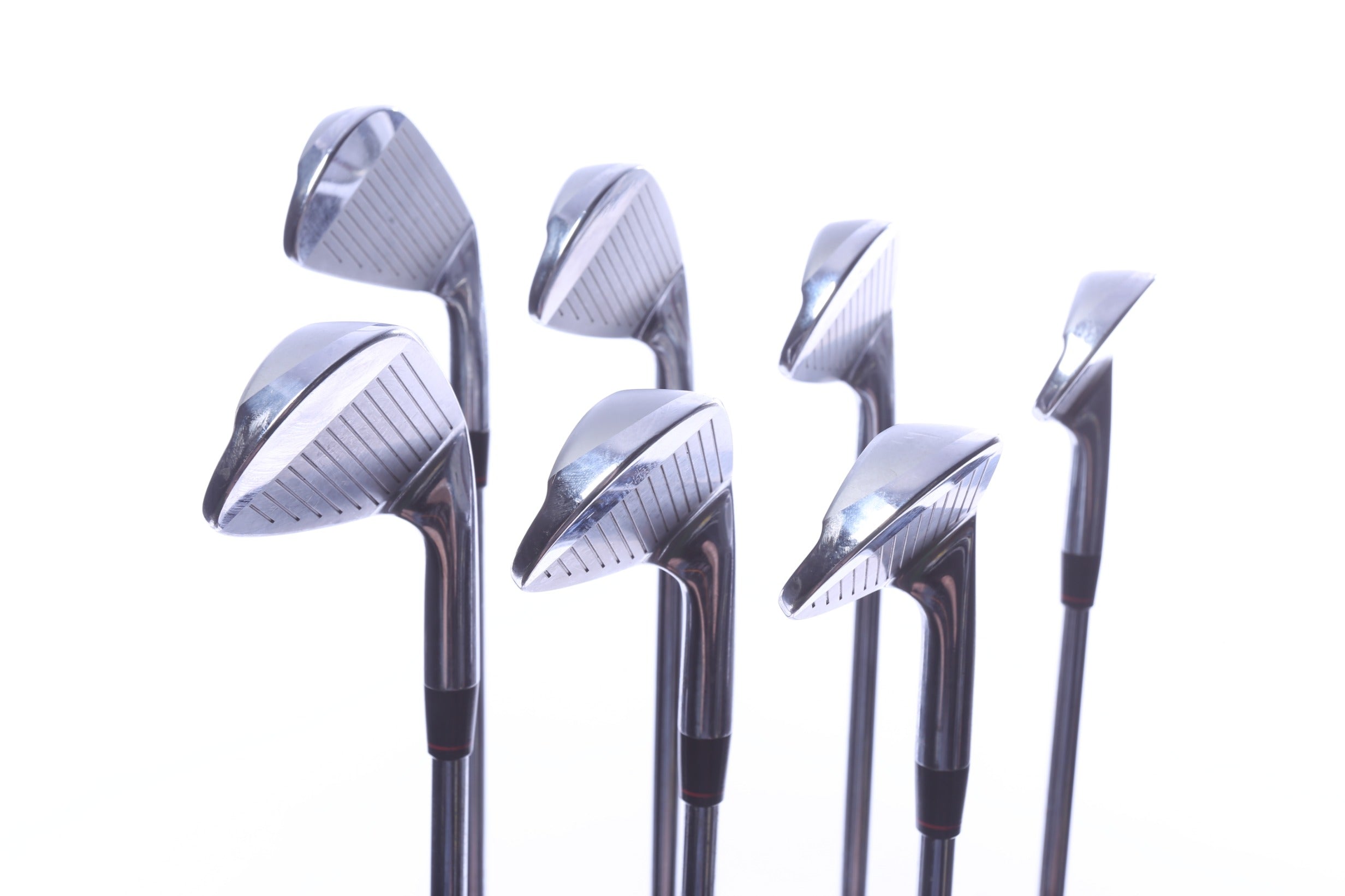 Used Nike Victory Red Forged Split Cavity Iron Set - Left-Handed - 4-PW - Stiff Flex