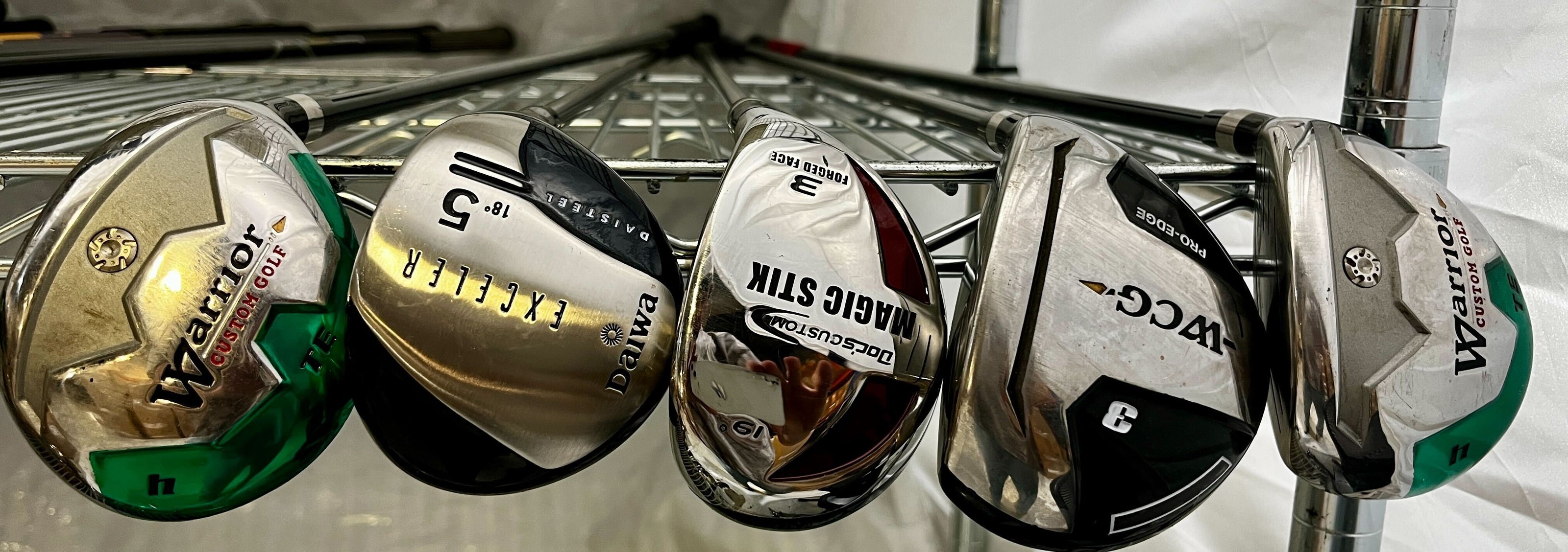 Wholesale Lot of 40 Golf Clubs - Assorted Fairway Woods & Drivers-Next Round
