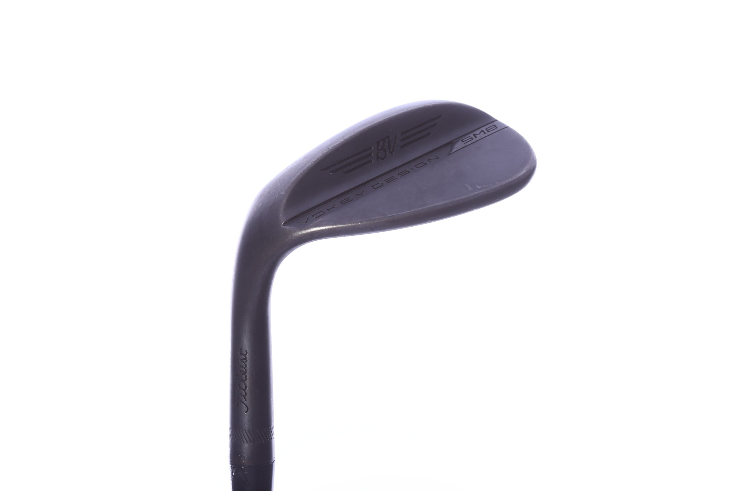 Used Titleist Vokey SM8 Jet Black Lob Wedge - Left-Handed - 60 Degrees - Regular Flex