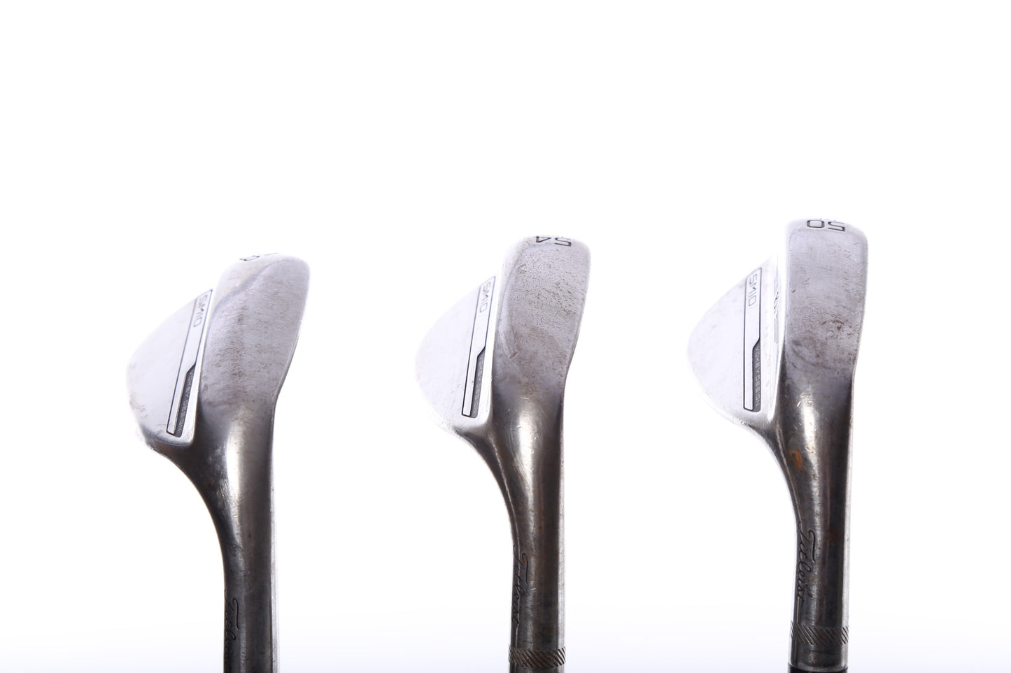 Used Titleist Vokey SM10 Raw Wedge Set - Right-Handed - 50*, 54*, 58* - Extra Stiff Flex-Next Round