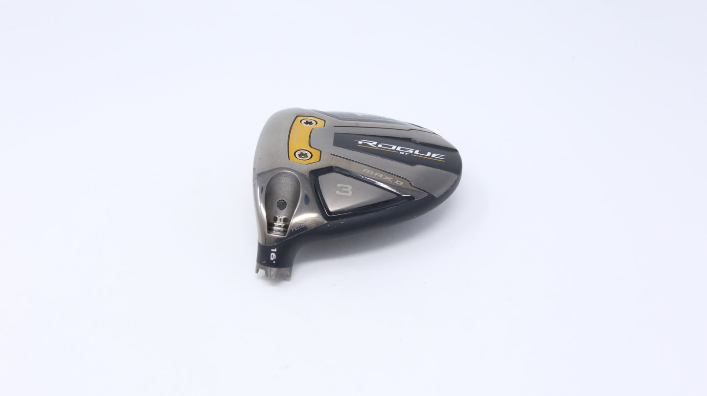 Used Callaway Rogue ST Max Draw 3-Wood - HEAD ONLY - Left-Handed - 16 Degrees-Next Round