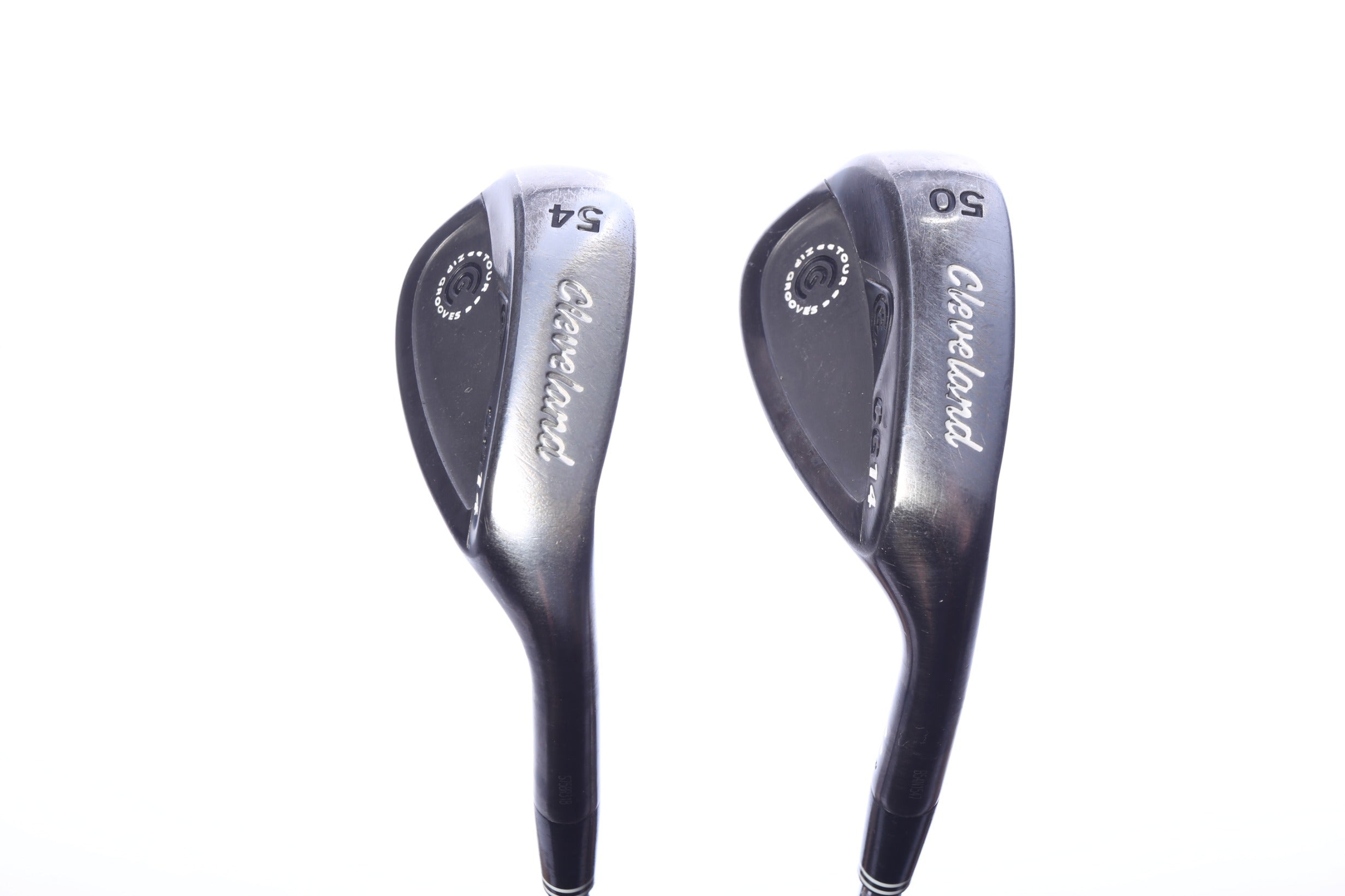 Used Cleveland CG14 Black Pearl Tour Zip Wedge Set - Right-Handed - 50*, 54* - Wedge Flex