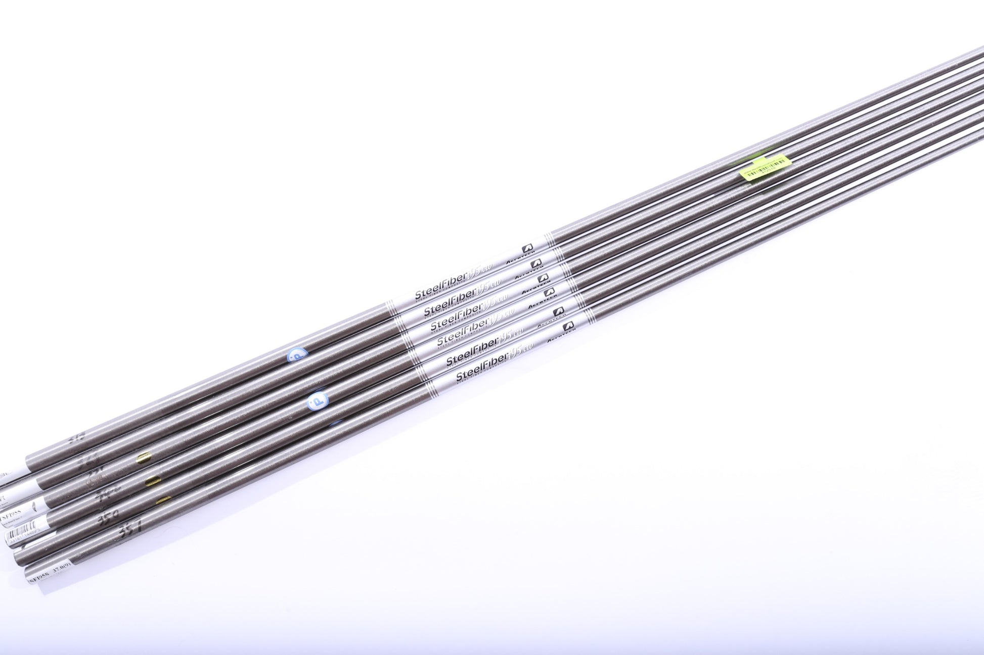 Used Aerotech Steelfiber I95 Cw Stiff Graphite Iron Shaft Set 34.75" - 37.5"-Next Round