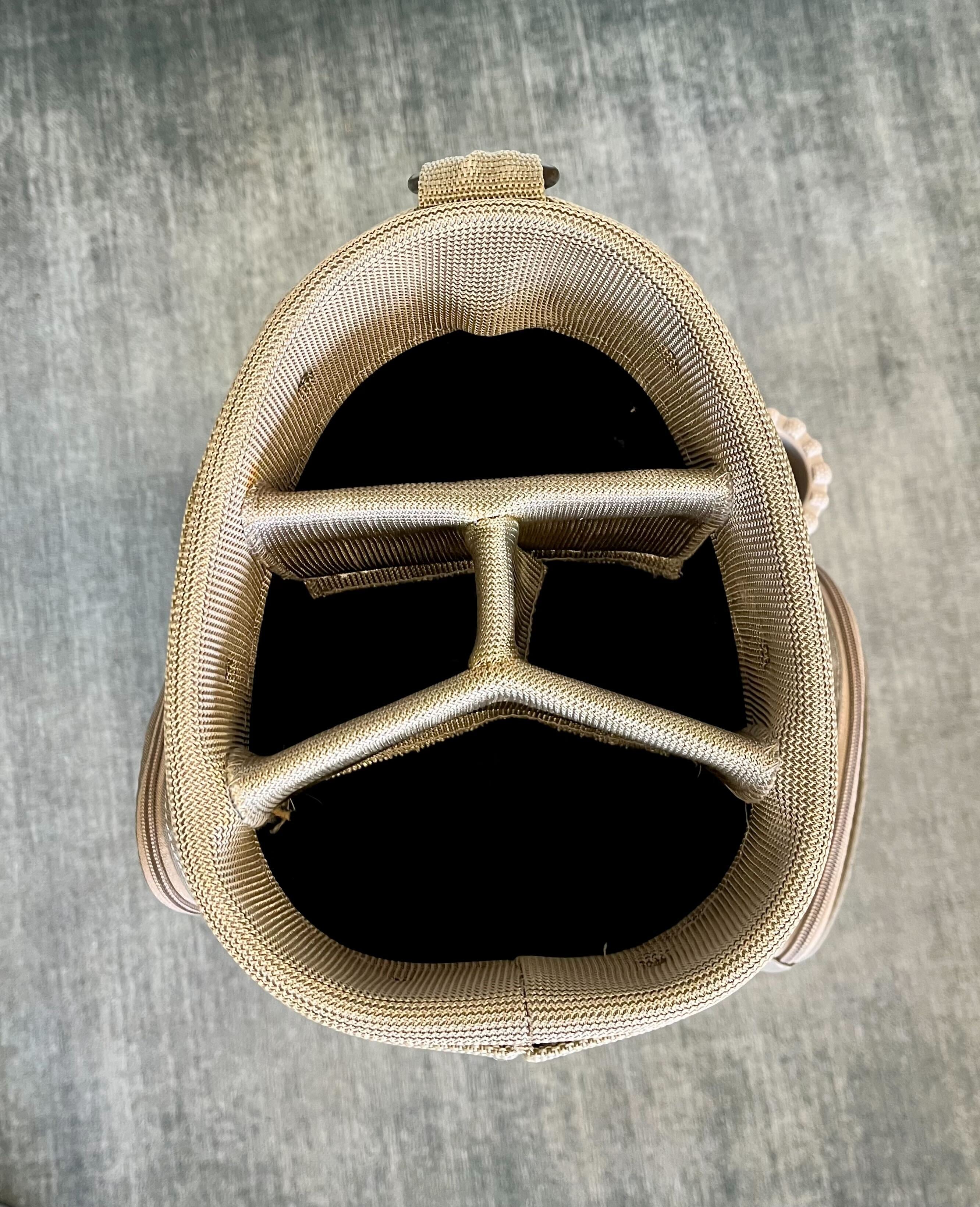Datrek Pale Olive Cart Bag 4 Dividers/6 Pockets with Strap and Rain Cover-Next Round